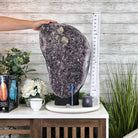 Standard Plus Quality Amethyst Crystal on Cement Base, 69.9 lbs and 22" Tall #5614-0097 - Brazil GemsBrazil GemsStandard Plus Quality Amethyst Crystal on Cement Base, 69.9 lbs and 22" Tall #5614-0097Clusters on Cement Bases5614-0097