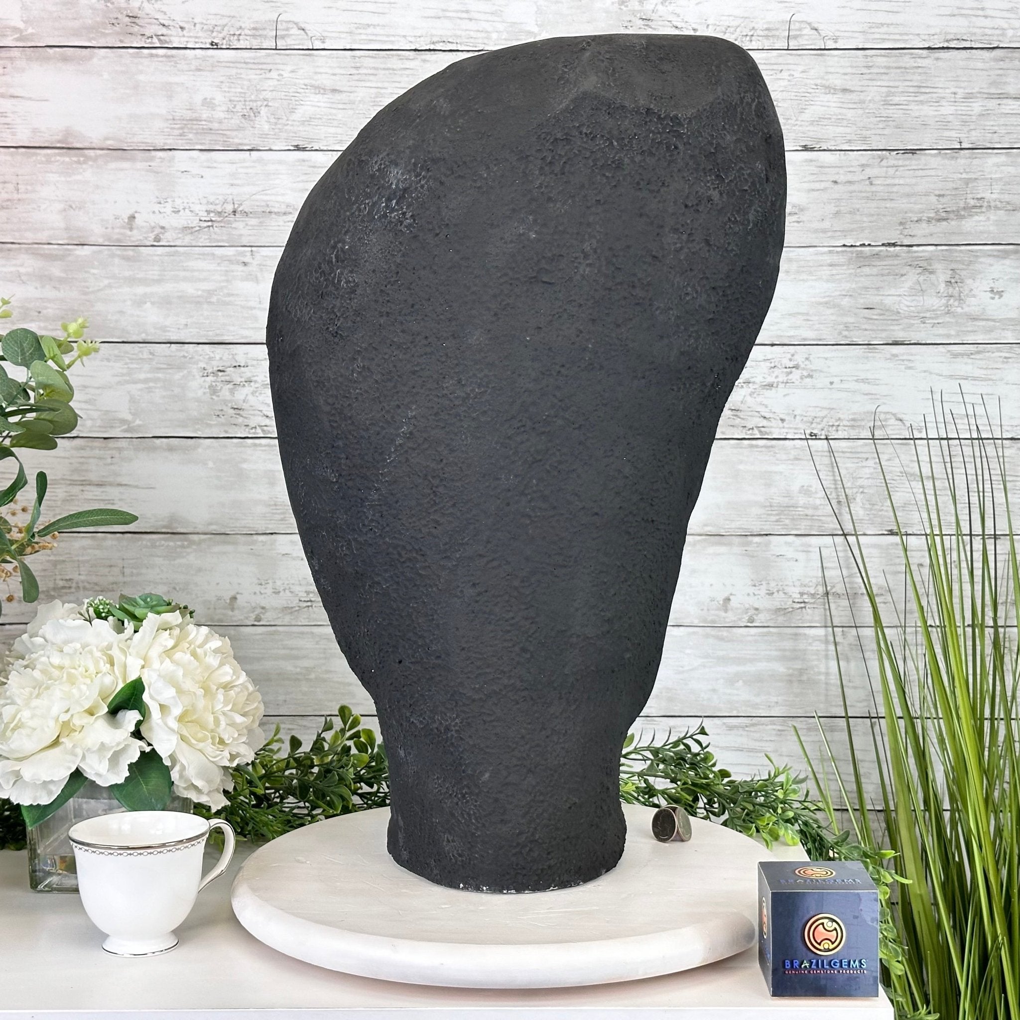 Standard Plus Quality Amethyst Crystal on Cement Base, 69.9 lbs and 22" Tall #5614-0097 - Brazil GemsBrazil GemsStandard Plus Quality Amethyst Crystal on Cement Base, 69.9 lbs and 22" Tall #5614-0097Clusters on Cement Bases5614-0097