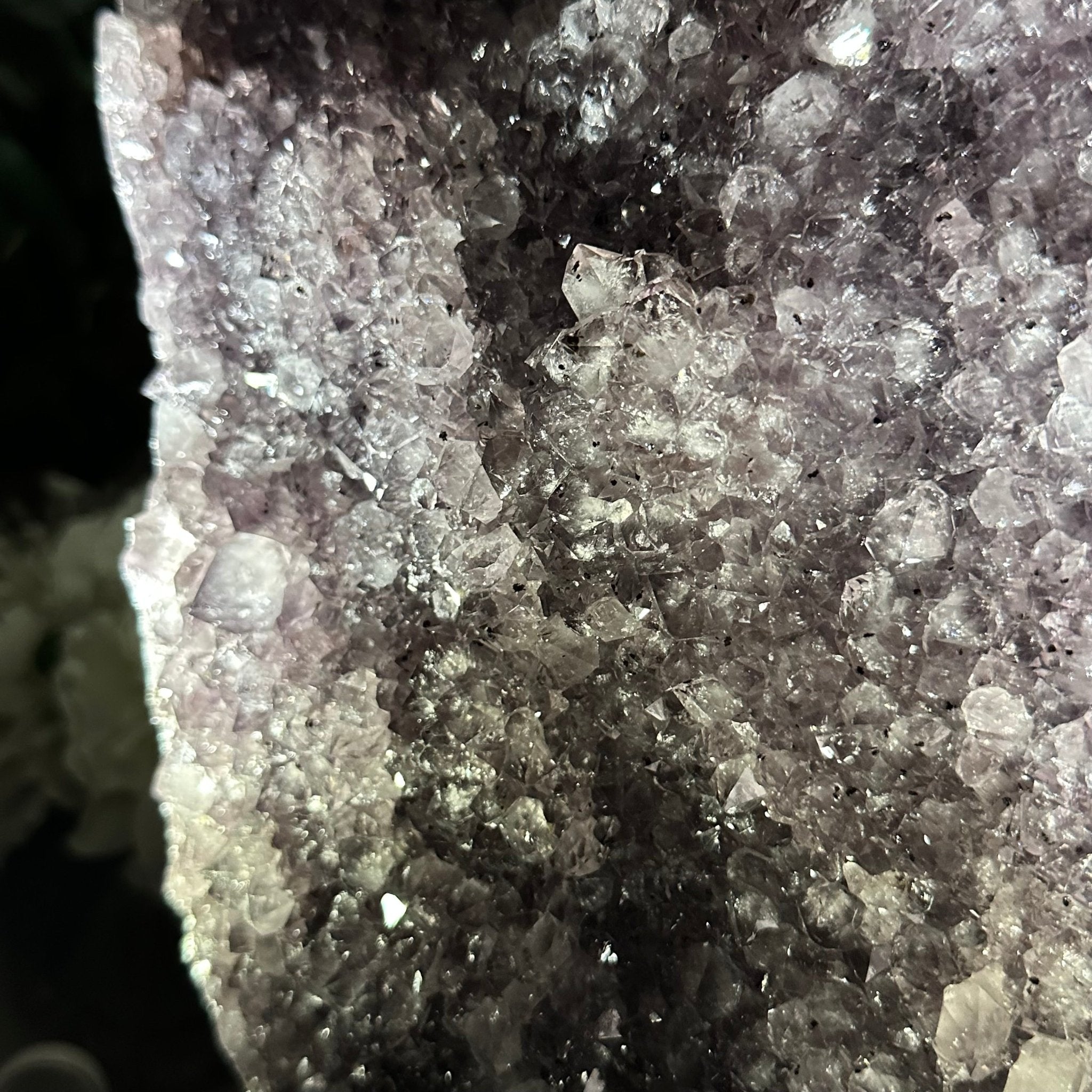 Standard Plus Quality Amethyst Crystal on Cement Base, 69.9 lbs and 22" Tall #5614-0097 - Brazil GemsBrazil GemsStandard Plus Quality Amethyst Crystal on Cement Base, 69.9 lbs and 22" Tall #5614-0097Clusters on Cement Bases5614-0097