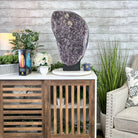 Standard Plus Quality Amethyst Crystal on Cement Base, 69.9 lbs and 22" Tall #5614-0097 - Brazil GemsBrazil GemsStandard Plus Quality Amethyst Crystal on Cement Base, 69.9 lbs and 22" Tall #5614-0097Clusters on Cement Bases5614-0097