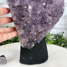 Standard Plus Quality Amethyst Crystal on Cement Base, 9.7 lbs and 11" Tall #5614-0086 - Brazil GemsBrazil GemsStandard Plus Quality Amethyst Crystal on Cement Base, 9.7 lbs and 11" Tall #5614-0086Clusters on Cement Bases5614-0086