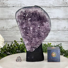 Standard Plus Quality Amethyst Crystal on Cement Base, 9.7 lbs and 11" Tall #5614-0086 - Brazil GemsBrazil GemsStandard Plus Quality Amethyst Crystal on Cement Base, 9.7 lbs and 11" Tall #5614-0086Clusters on Cement Bases5614-0086