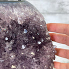 Standard Plus Quality Amethyst Crystal on Cement Base, 9.7 lbs and 11" Tall #5614-0086 - Brazil GemsBrazil GemsStandard Plus Quality Amethyst Crystal on Cement Base, 9.7 lbs and 11" Tall #5614-0086Clusters on Cement Bases5614-0086