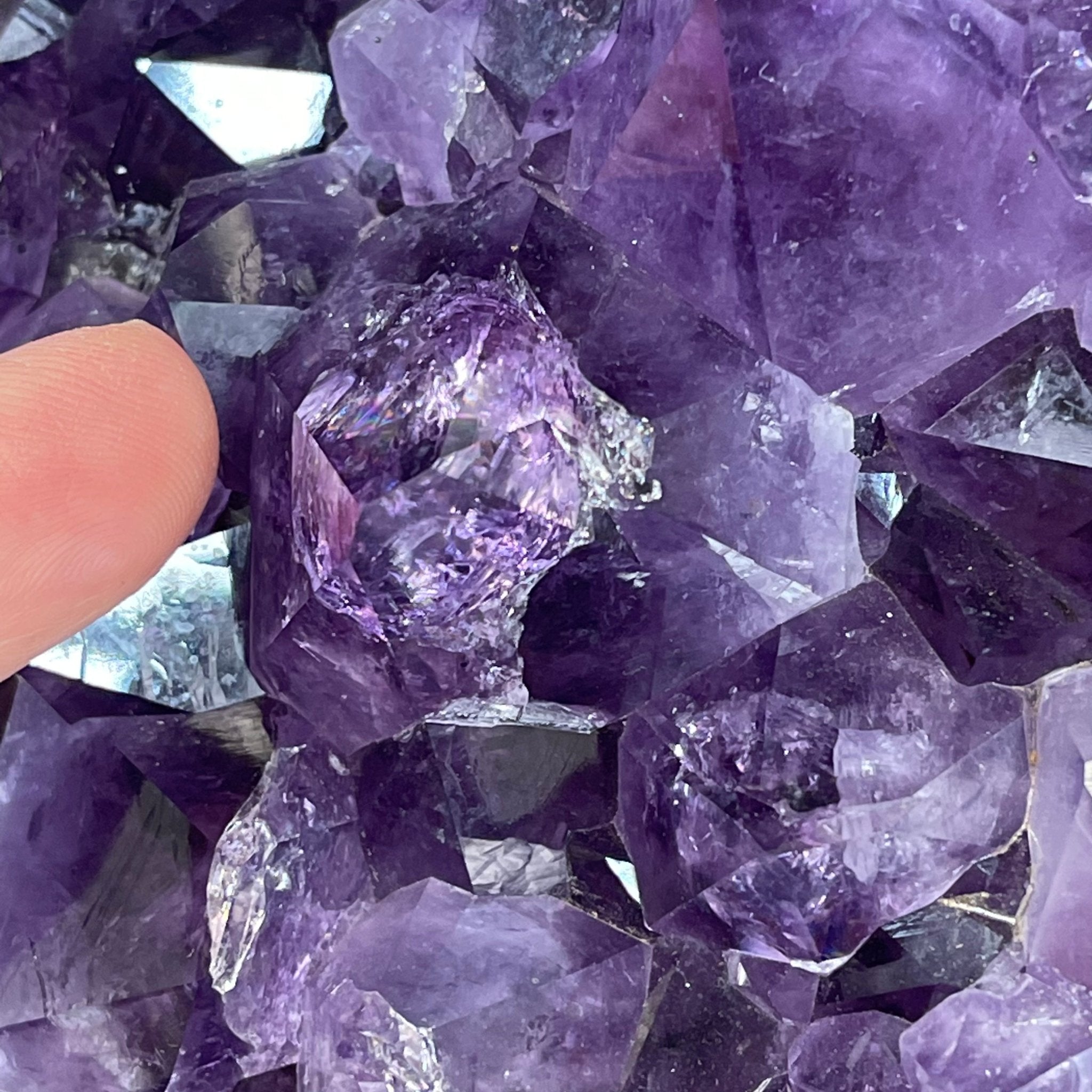 Standard Plus Quality Amethyst Heart Geode, metal stand, 11.7 lbs & 11" Tall Model #5463-0232 by Brazil Gems - Brazil GemsBrazil GemsStandard Plus Quality Amethyst Heart Geode, metal stand, 11.7 lbs & 11" Tall Model #5463-0232 by Brazil GemsHearts5463-0232