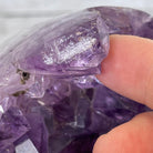 Standard Plus Quality Amethyst Heart Geode, metal stand, 11.7 lbs & 11" Tall Model #5463-0232 by Brazil Gems - Brazil GemsBrazil GemsStandard Plus Quality Amethyst Heart Geode, metal stand, 11.7 lbs & 11" Tall Model #5463-0232 by Brazil GemsHearts5463-0232