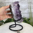 Standard Plus Quality Amethyst Heart Geode, metal stand, 11.7 lbs & 11" Tall Model #5463-0232 by Brazil Gems - Brazil GemsBrazil GemsStandard Plus Quality Amethyst Heart Geode, metal stand, 11.7 lbs & 11" Tall Model #5463-0232 by Brazil GemsHearts5463-0232