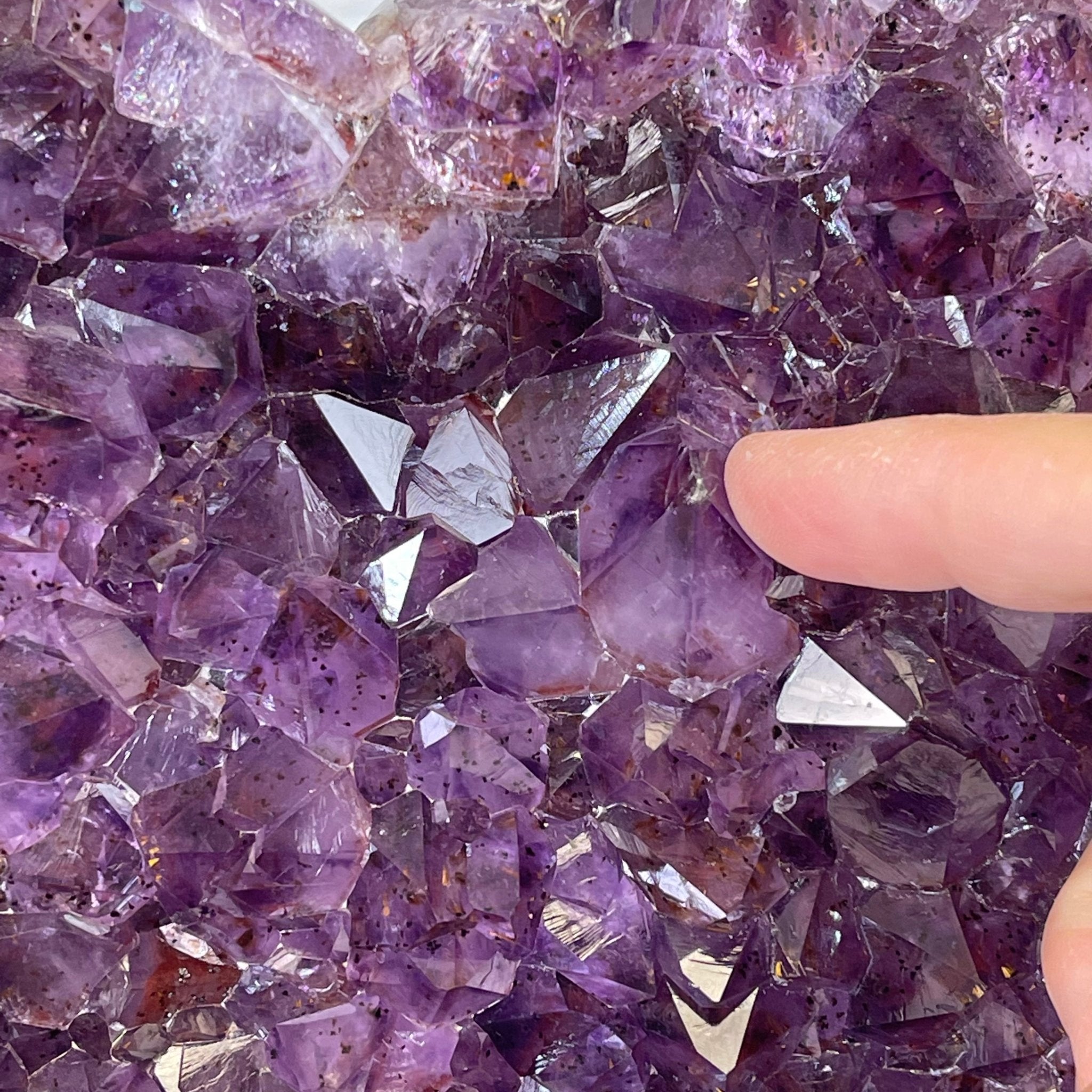 Standard Plus Quality Amethyst Heart Geode, metal stand, 11.9 lbs & 10" Tall Model #5463-0233 by Brazil Gems - Brazil GemsBrazil GemsStandard Plus Quality Amethyst Heart Geode, metal stand, 11.9 lbs & 10" Tall Model #5463-0233 by Brazil GemsHearts5463-0233