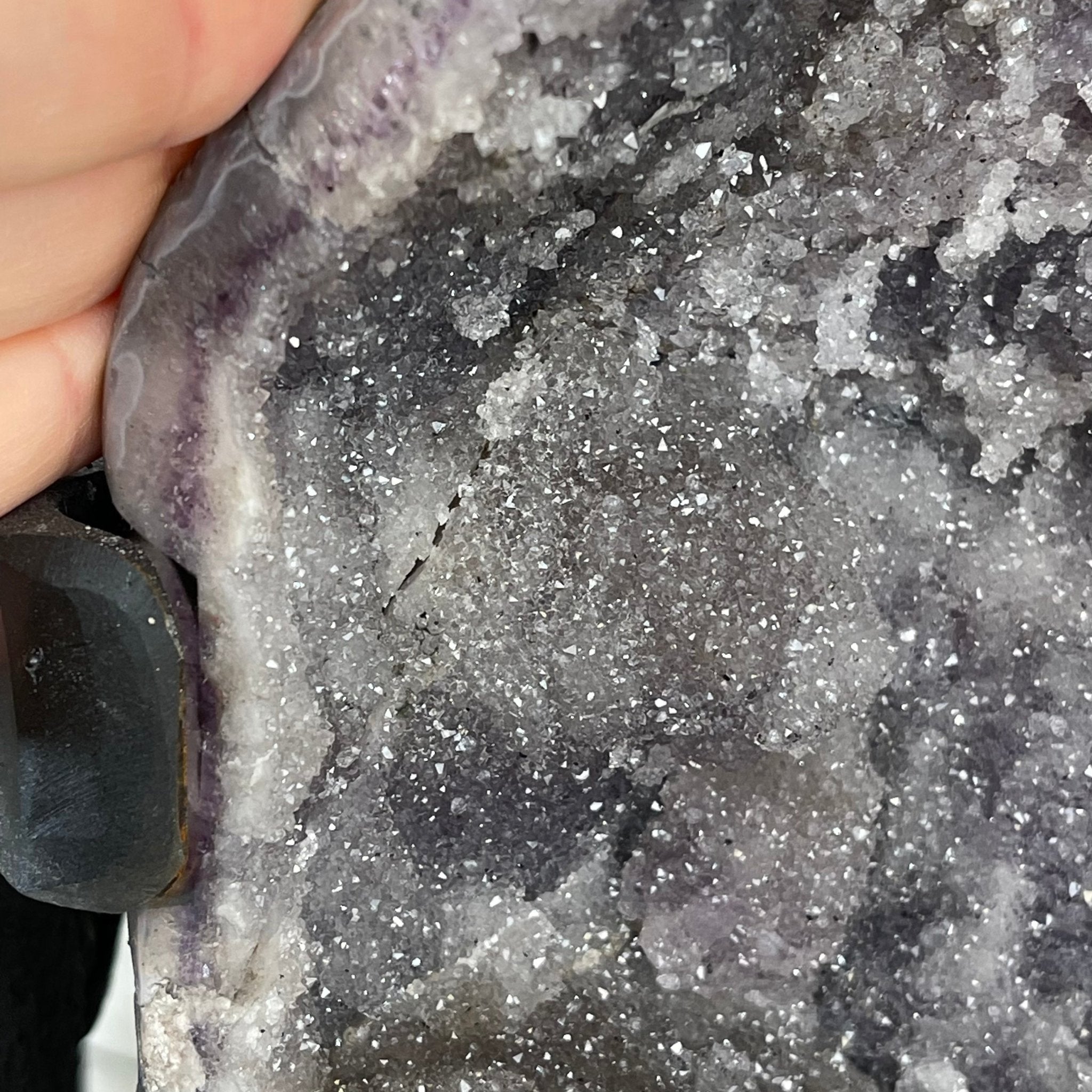 Standard Plus Quality Amethyst Wings on a Metal Stand, 88.2 lbs, 27.5" Tall #5493-0016 - Brazil GemsBrazil GemsStandard Plus Quality Amethyst Wings on a Metal Stand, 88.2 lbs, 27.5" Tall #5493-0016Amethyst Butterfly Wings5493-0016