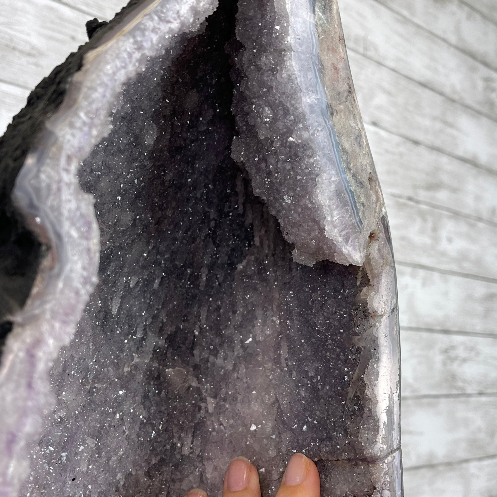 Standard Plus Quality Amethyst Wings on a Metal Stand, 88.2 lbs, 27.5" Tall #5493-0016 - Brazil GemsBrazil GemsStandard Plus Quality Amethyst Wings on a Metal Stand, 88.2 lbs, 27.5" Tall #5493-0016Amethyst Butterfly Wings5493-0016