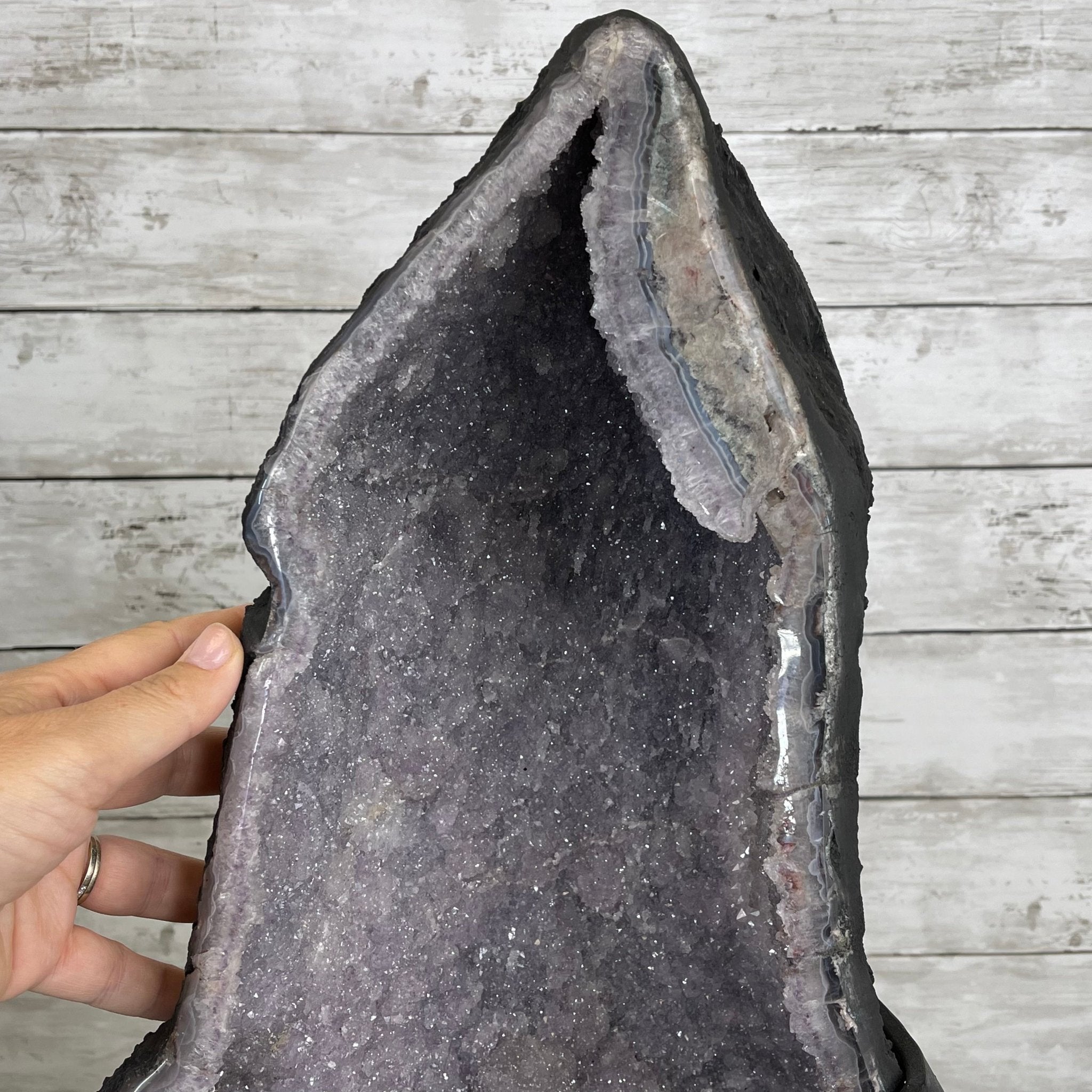 Standard Plus Quality Amethyst Wings on a Metal Stand, 88.2 lbs, 27.5" Tall #5493-0016 - Brazil GemsBrazil GemsStandard Plus Quality Amethyst Wings on a Metal Stand, 88.2 lbs, 27.5" Tall #5493-0016Amethyst Butterfly Wings5493-0016