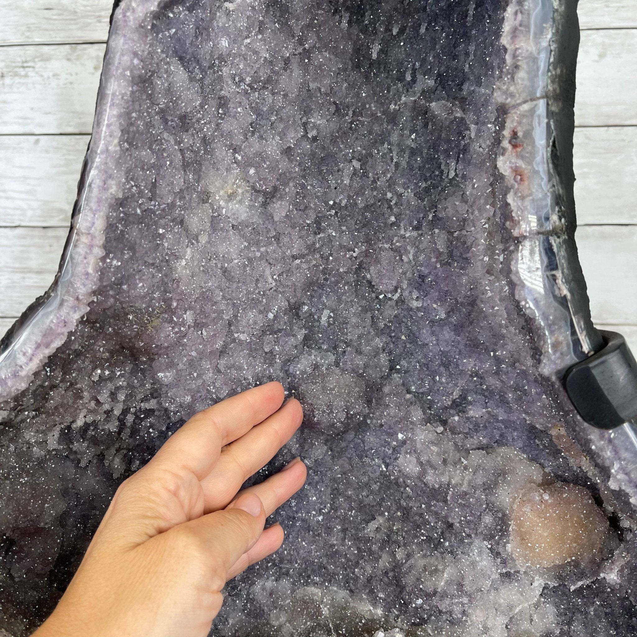 Standard Plus Quality Amethyst Wings on a Metal Stand, 88.2 lbs, 27.5" Tall #5493-0016 - Brazil GemsBrazil GemsStandard Plus Quality Amethyst Wings on a Metal Stand, 88.2 lbs, 27.5" Tall #5493-0016Amethyst Butterfly Wings5493-0016