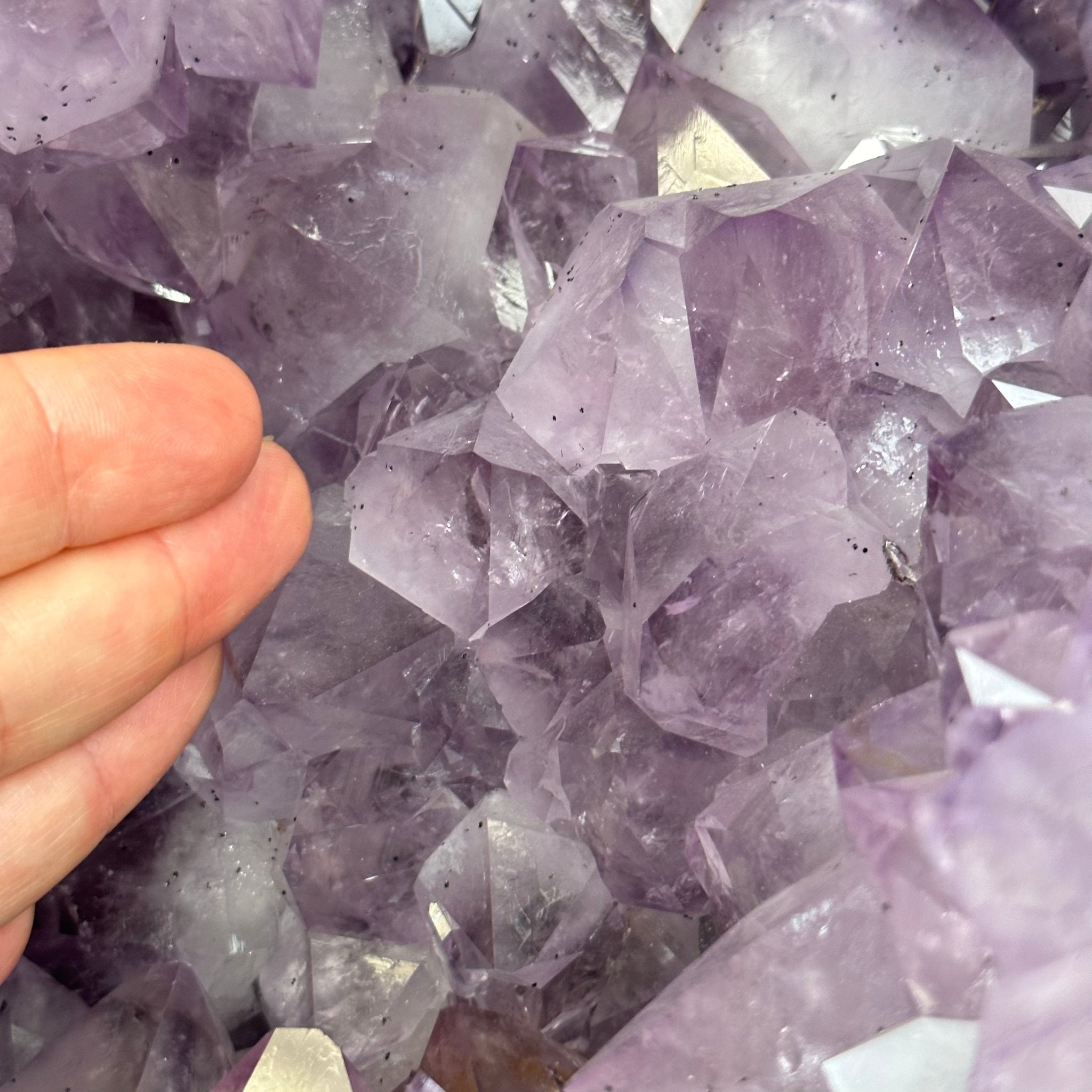 Standard Plus Quality Brazilian Amethyst Cathedral, 121.1 lbs & 18.5” tall Model #5601-0775 by Brazil Gems - Brazil GemsBrazil GemsStandard Plus Quality Brazilian Amethyst Cathedral, 121.1 lbs & 18.5” tall Model #5601-0775 by Brazil GemsCathedrals5601-0775