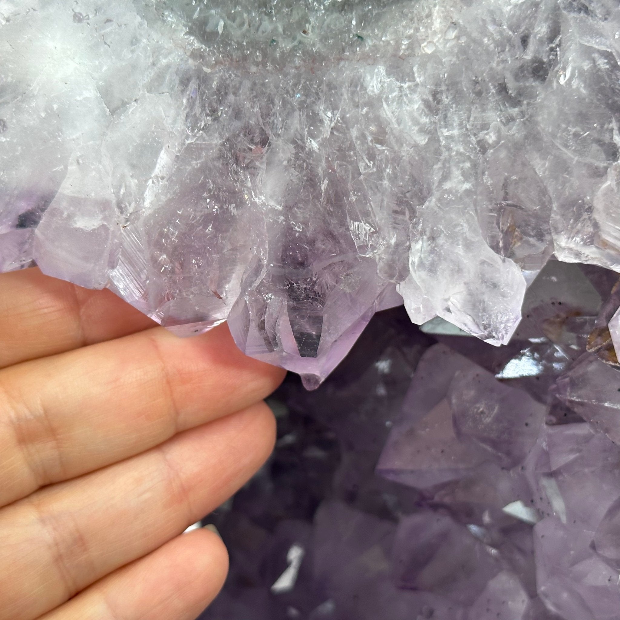 Standard Plus Quality Brazilian Amethyst Cathedral, 121.1 lbs & 18.5” tall Model #5601-0775 by Brazil Gems - Brazil GemsBrazil GemsStandard Plus Quality Brazilian Amethyst Cathedral, 121.1 lbs & 18.5” tall Model #5601-0775 by Brazil GemsCathedrals5601-0775