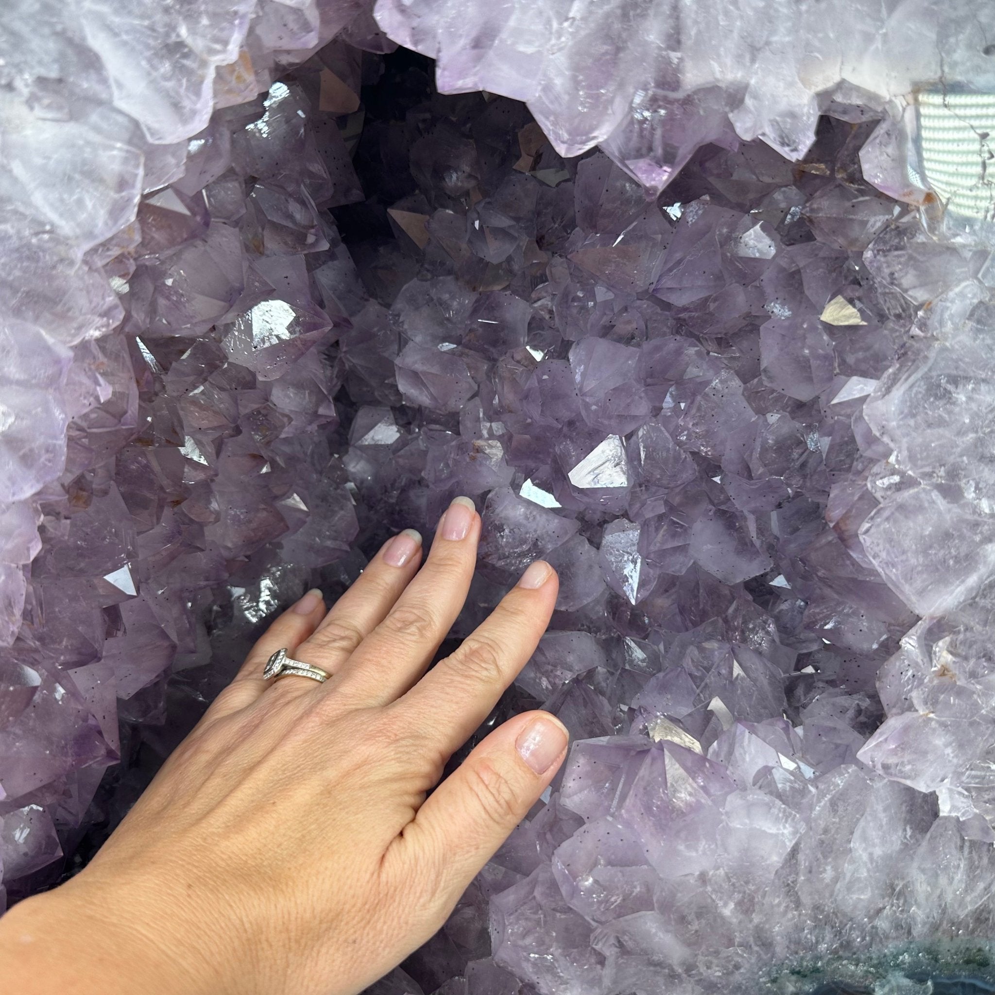 Standard Plus Quality Brazilian Amethyst Cathedral, 121.1 lbs & 18.5” tall Model #5601-0775 by Brazil Gems - Brazil GemsBrazil GemsStandard Plus Quality Brazilian Amethyst Cathedral, 121.1 lbs & 18.5” tall Model #5601-0775 by Brazil GemsCathedrals5601-0775