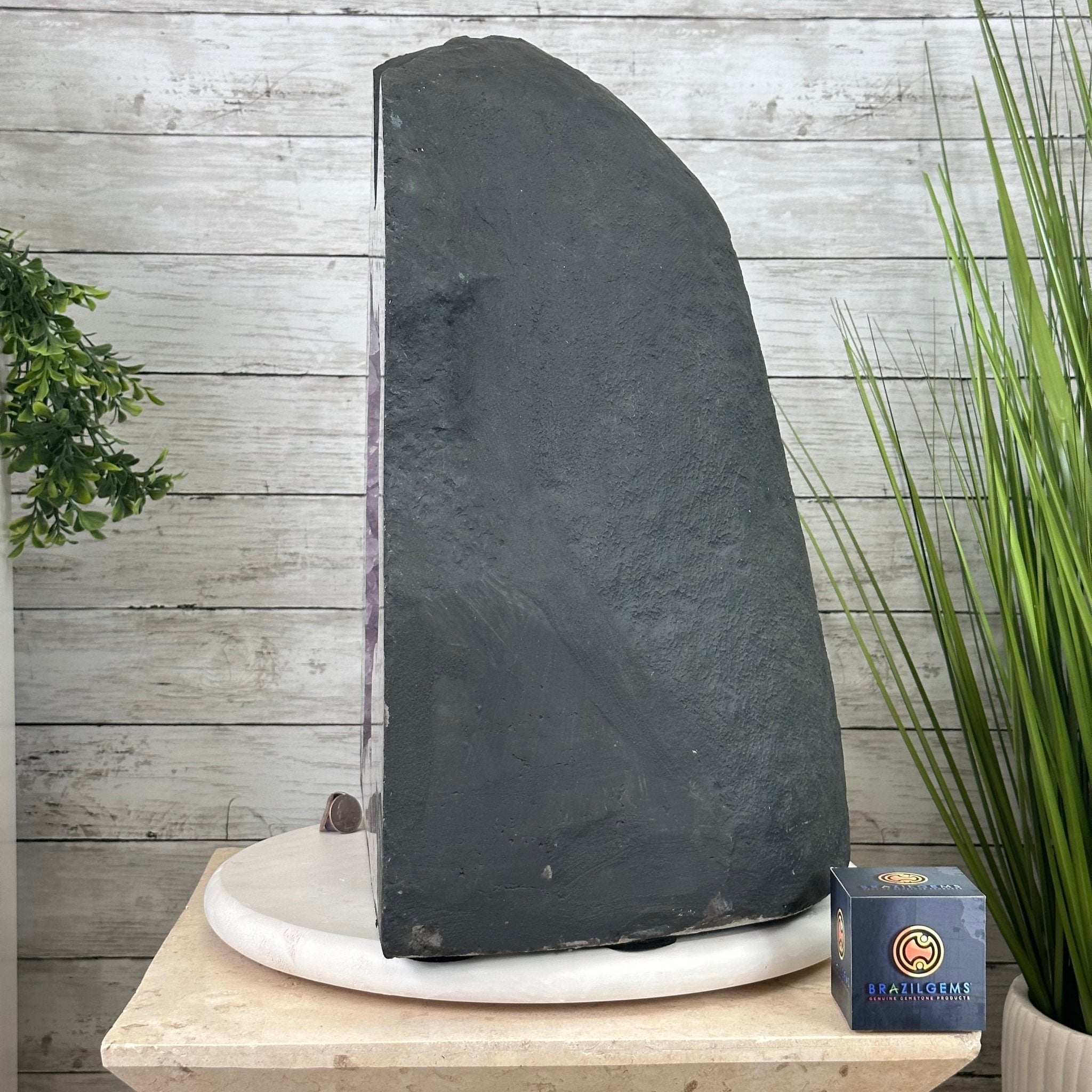 Standard Plus Quality Brazilian Amethyst Cathedral, 121.1 lbs & 18.5” tall Model #5601-0775 by Brazil Gems - Brazil GemsBrazil GemsStandard Plus Quality Brazilian Amethyst Cathedral, 121.1 lbs & 18.5” tall Model #5601-0775 by Brazil GemsCathedrals5601-0775