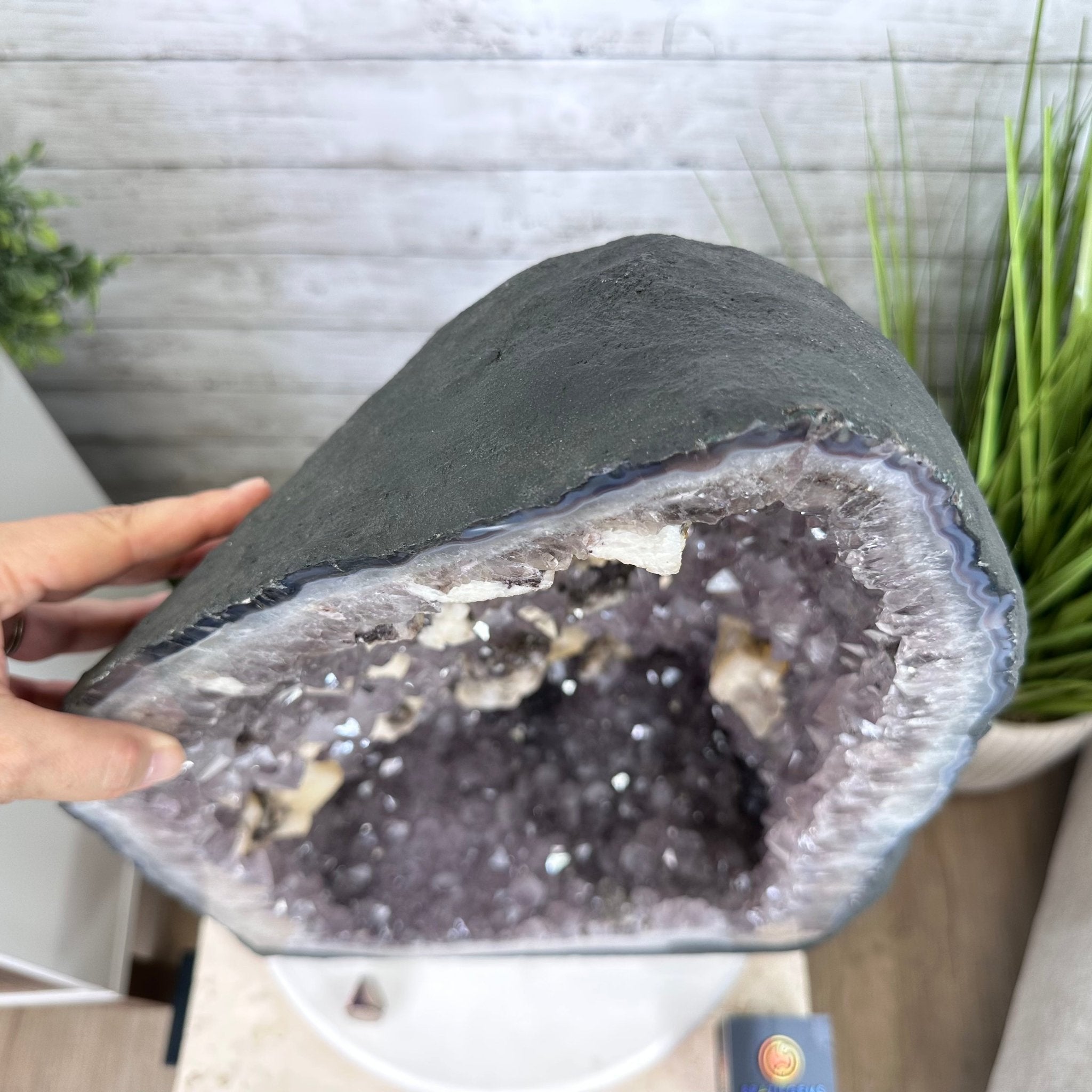 Standard Plus Quality Brazilian Amethyst Cathedral, 132.4 lbs & 23.5” tall Model #5601-0777 by Brazil Gems - Brazil GemsBrazil GemsStandard Plus Quality Brazilian Amethyst Cathedral, 132.4 lbs & 23.5” tall Model #5601-0777 by Brazil GemsCathedrals5601-0777