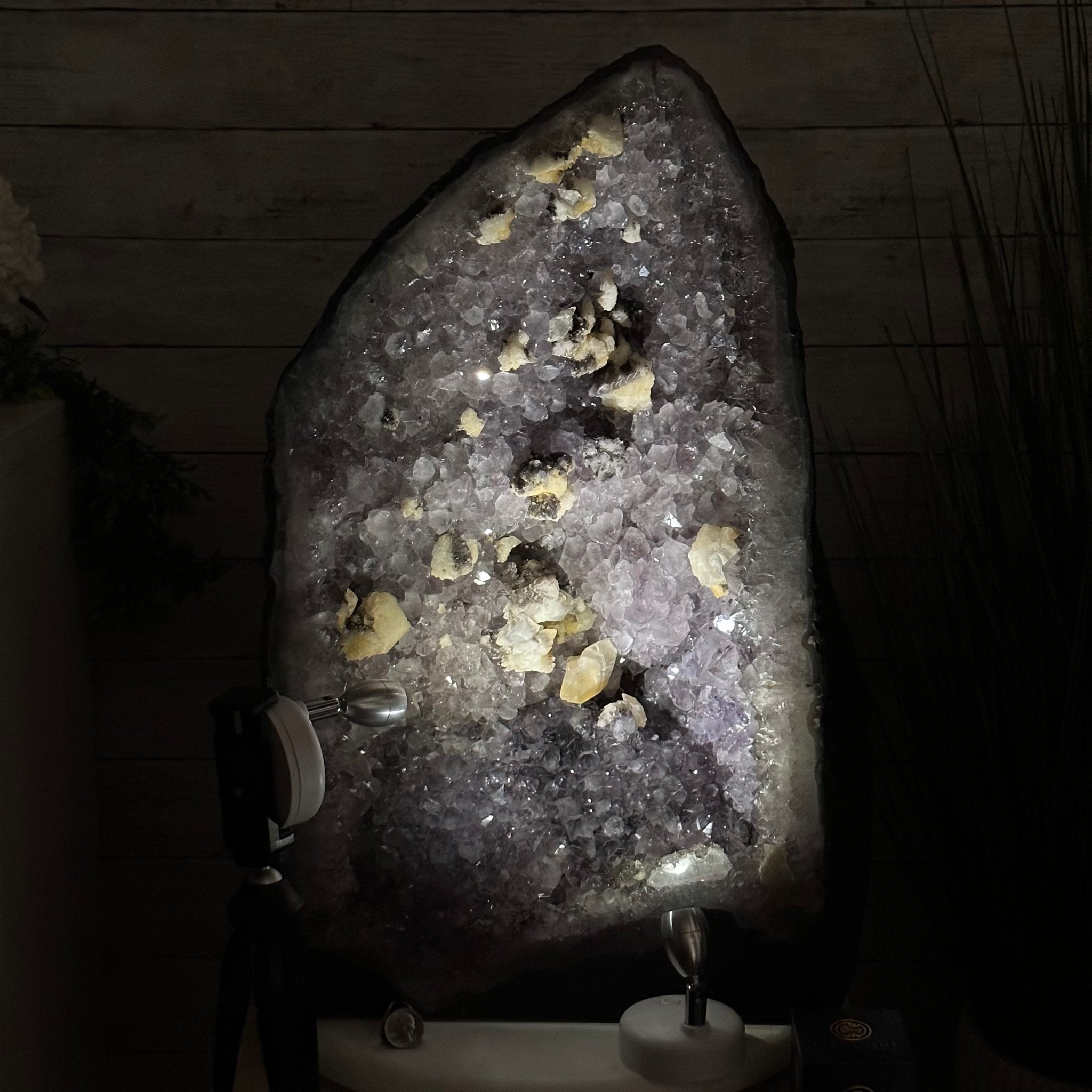 Standard Plus Quality Brazilian Amethyst Cathedral, 132.4 lbs & 23.5” tall Model #5601-0777 by Brazil Gems - Brazil GemsBrazil GemsStandard Plus Quality Brazilian Amethyst Cathedral, 132.4 lbs & 23.5” tall Model #5601-0777 by Brazil GemsCathedrals5601-0777