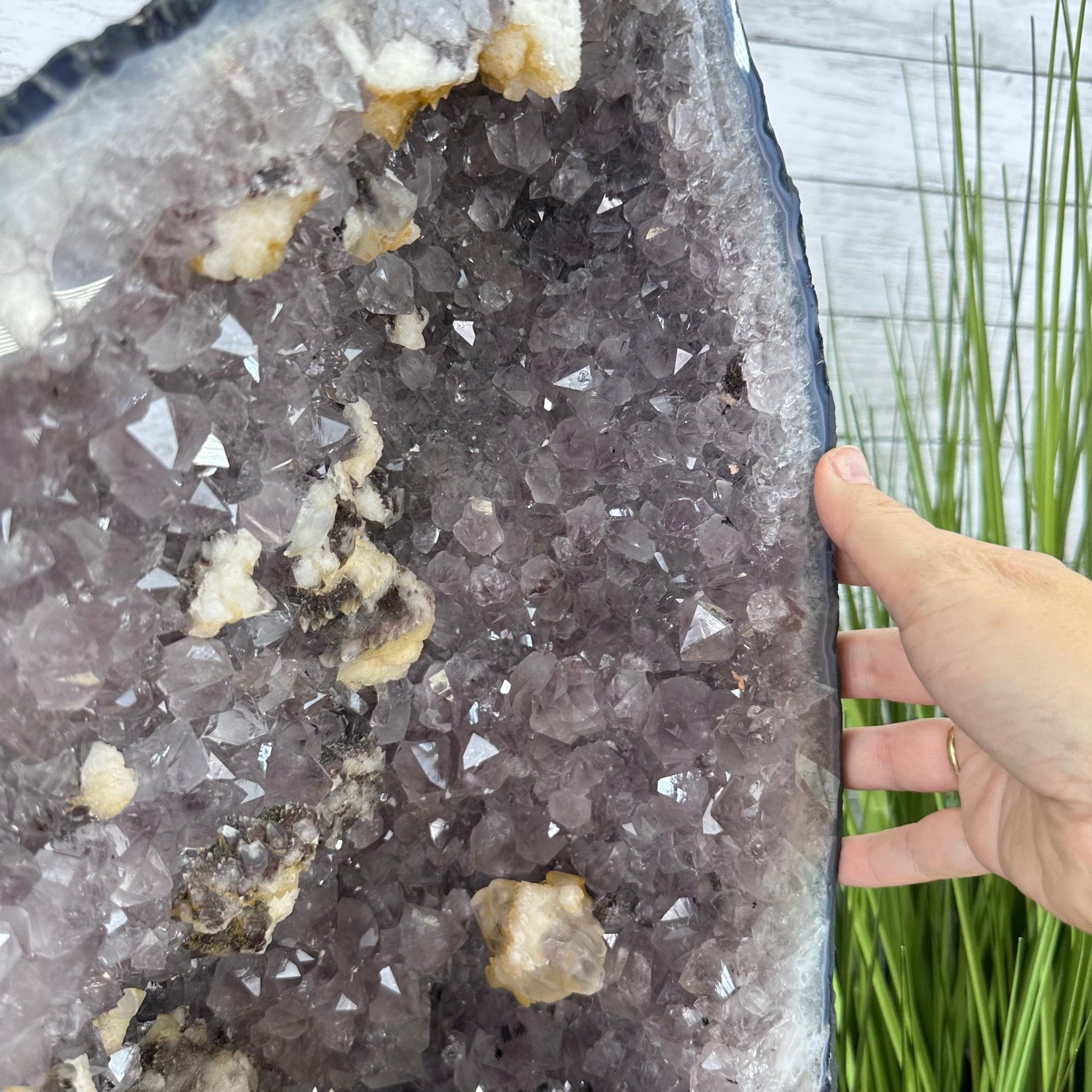 Standard Plus Quality Brazilian Amethyst Cathedral, 132.4 lbs & 23.5” tall Model #5601-0777 by Brazil Gems - Brazil GemsBrazil GemsStandard Plus Quality Brazilian Amethyst Cathedral, 132.4 lbs & 23.5” tall Model #5601-0777 by Brazil GemsCathedrals5601-0777