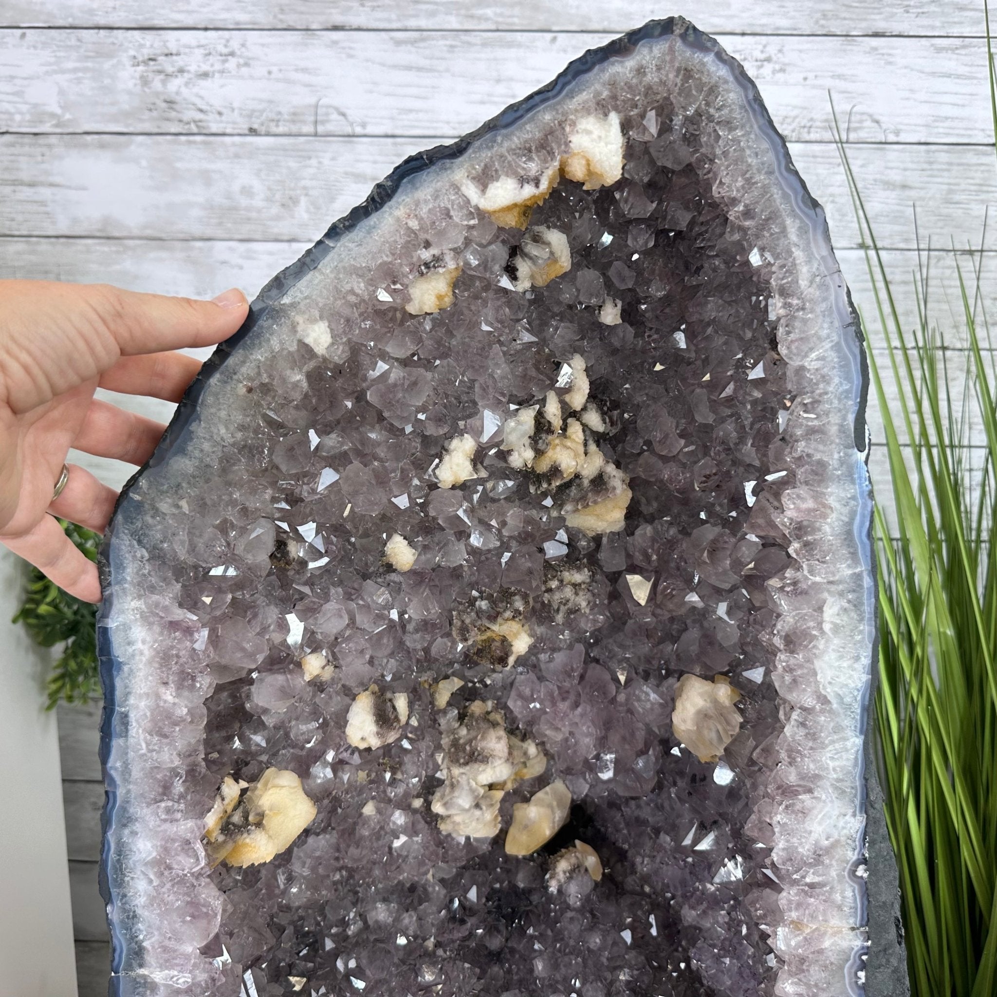 Standard Plus Quality Brazilian Amethyst Cathedral, 132.4 lbs & 23.5” tall Model #5601-0777 by Brazil Gems - Brazil GemsBrazil GemsStandard Plus Quality Brazilian Amethyst Cathedral, 132.4 lbs & 23.5” tall Model #5601-0777 by Brazil GemsCathedrals5601-0777