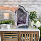 Standard Plus Quality Brazilian Amethyst Cathedral, 22” tall & 112.5 lbs #5601-0359 by Brazil Gems - Brazil GemsBrazil GemsStandard Plus Quality Brazilian Amethyst Cathedral, 22” tall & 112.5 lbs #5601-0359 by Brazil GemsCathedrals5601-0359