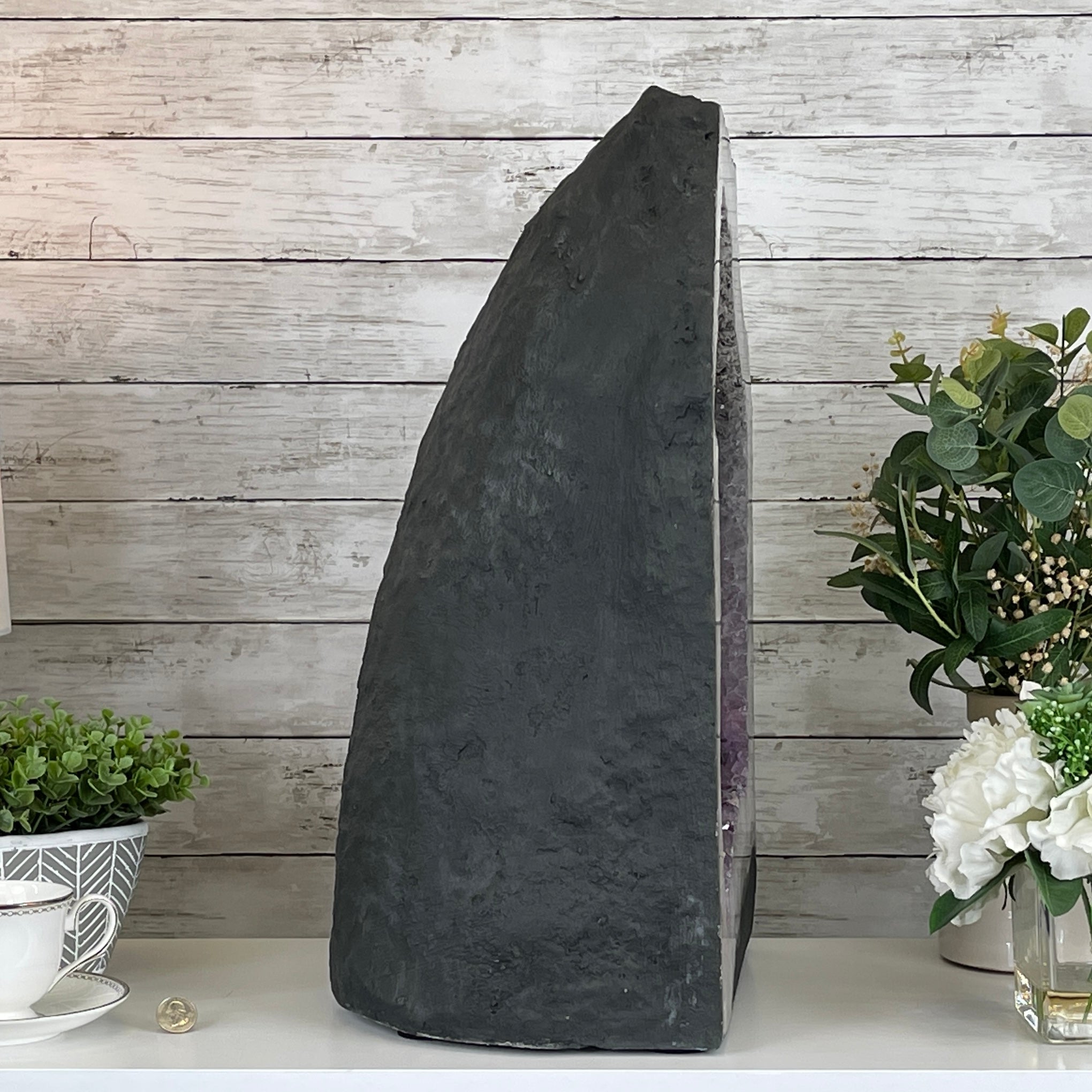 Standard Plus Quality Brazilian Amethyst Cathedral, 22” tall & 112.5 lbs #5601-0359 by Brazil Gems - Brazil GemsBrazil GemsStandard Plus Quality Brazilian Amethyst Cathedral, 22” tall & 112.5 lbs #5601-0359 by Brazil GemsCathedrals5601-0359