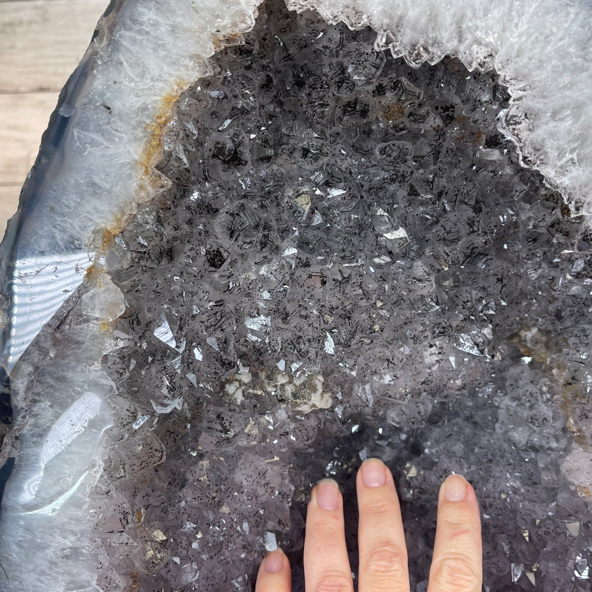 Standard Plus Quality Brazilian Amethyst Cathedral, 22” tall & 112.5 lbs #5601-0359 by Brazil Gems - Brazil GemsBrazil GemsStandard Plus Quality Brazilian Amethyst Cathedral, 22” tall & 112.5 lbs #5601-0359 by Brazil GemsCathedrals5601-0359