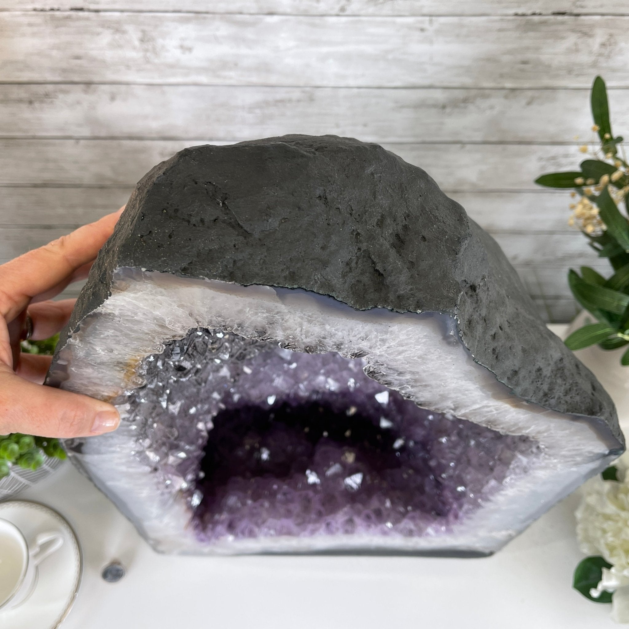 Standard Plus Quality Brazilian Amethyst Cathedral, 22” tall & 112.5 lbs #5601-0359 by Brazil Gems - Brazil GemsBrazil GemsStandard Plus Quality Brazilian Amethyst Cathedral, 22” tall & 112.5 lbs #5601-0359 by Brazil GemsCathedrals5601-0359