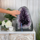 Standard Plus Quality Brazilian Amethyst Cathedral, 91.5 lbs & 17.7” tall Model #5601-0269 by Brazil Gems - Brazil GemsBrazil GemsStandard Plus Quality Brazilian Amethyst Cathedral, 91.5 lbs & 17.7” tall Model #5601-0269 by Brazil GemsCathedrals5601-0269