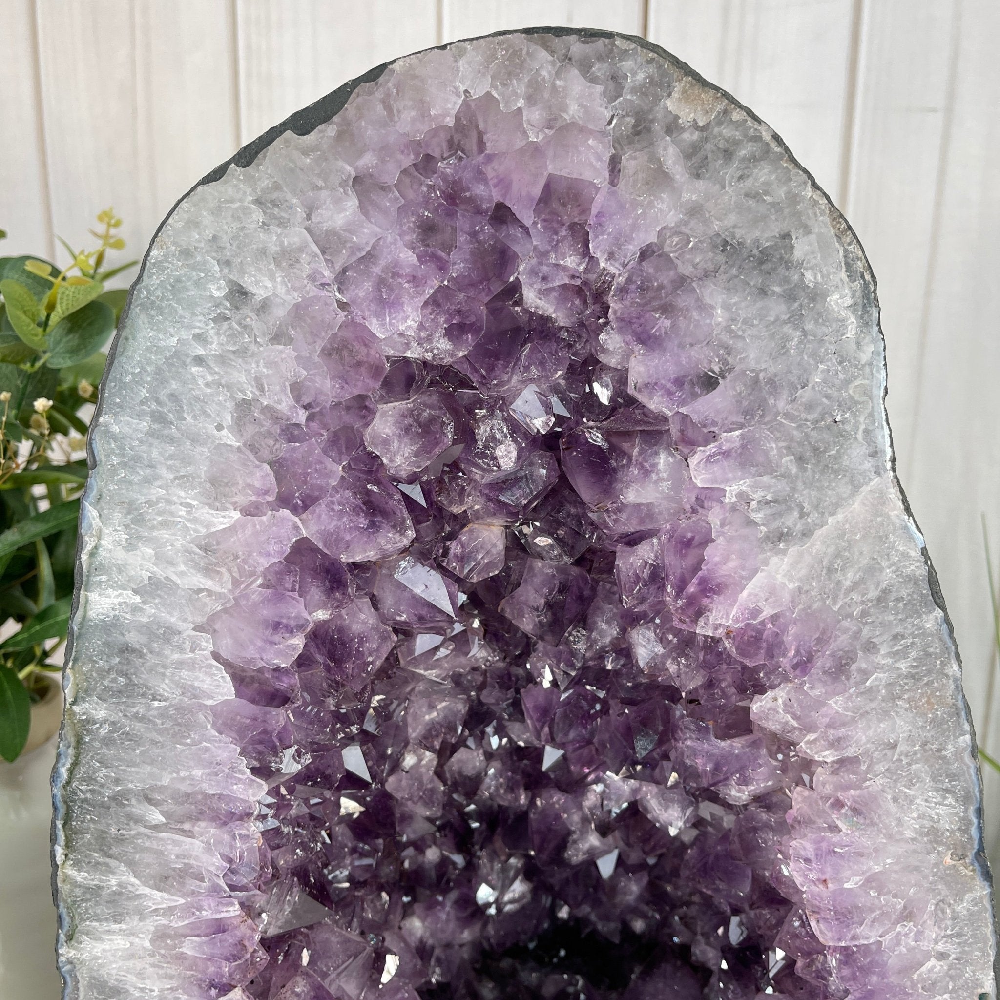 Standard Plus Quality Brazilian Amethyst Cathedral, 91.5 lbs & 17.7” tall Model #5601-0269 by Brazil Gems - Brazil GemsBrazil GemsStandard Plus Quality Brazilian Amethyst Cathedral, 91.5 lbs & 17.7” tall Model #5601-0269 by Brazil GemsCathedrals5601-0269
