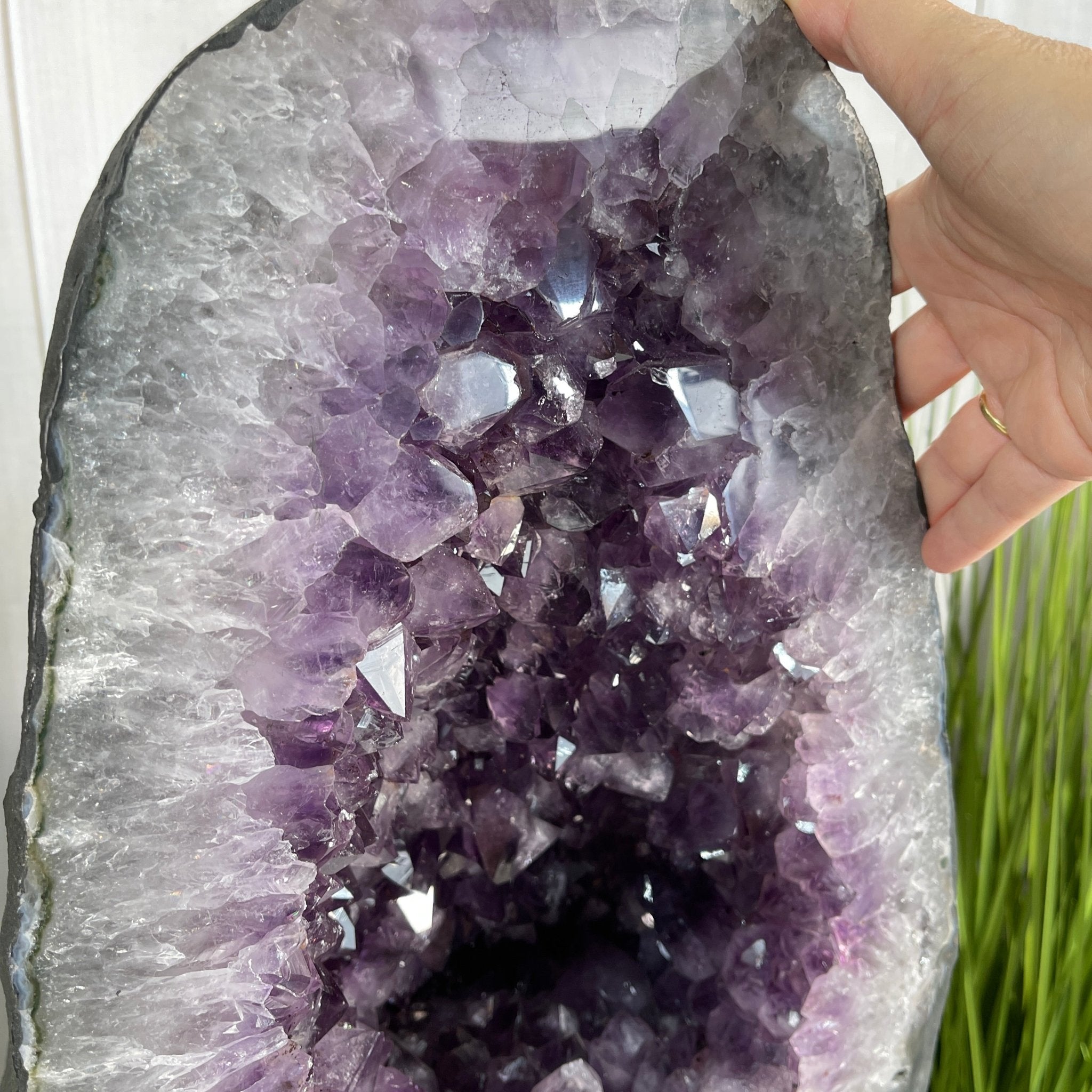 Standard Plus Quality Brazilian Amethyst Cathedral, 91.5 lbs & 17.7” tall Model #5601-0269 by Brazil Gems - Brazil GemsBrazil GemsStandard Plus Quality Brazilian Amethyst Cathedral, 91.5 lbs & 17.7” tall Model #5601-0269 by Brazil GemsCathedrals5601-0269