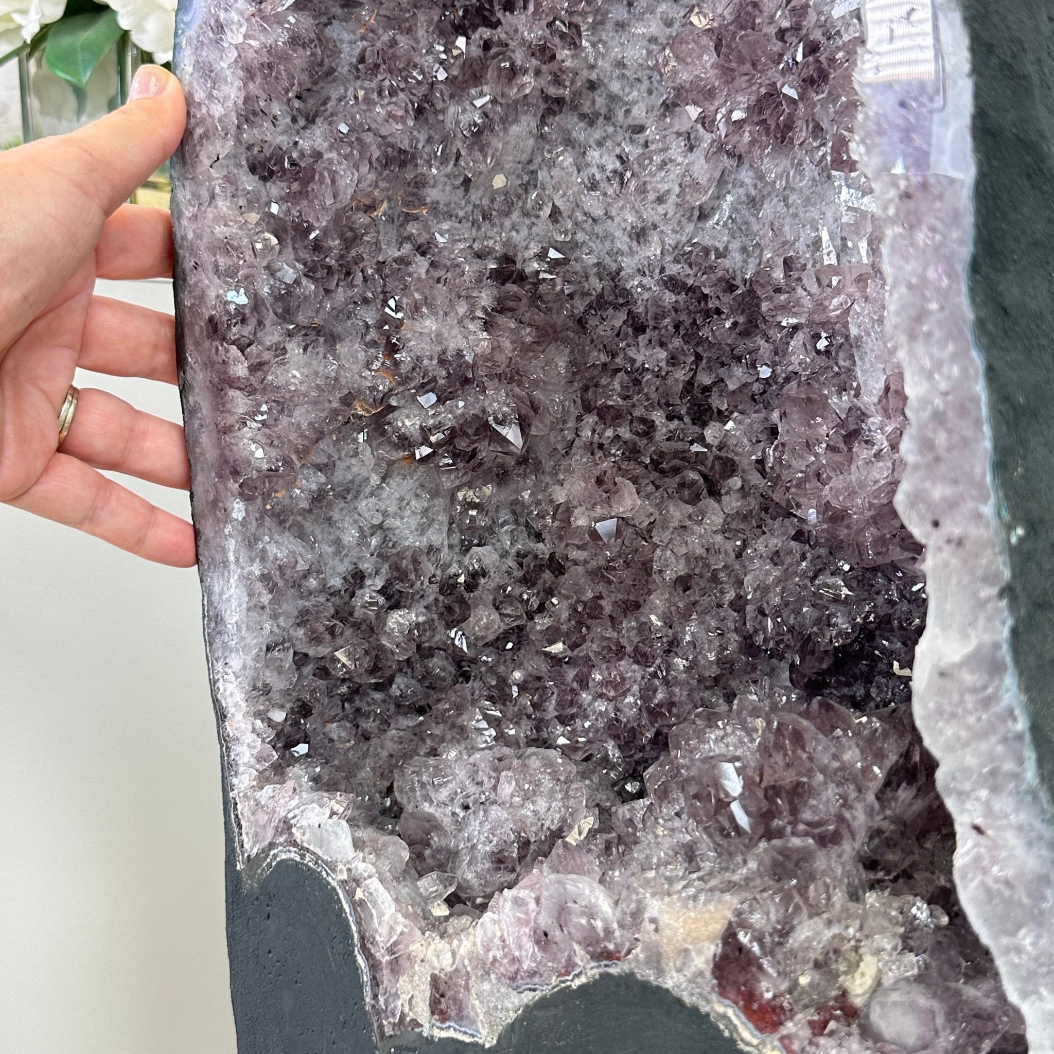 Standard Plus Quality Brazilian Amethyst Cathedral, 95.9 lbs & 25.2” tall Model #5601-0743 by Brazil Gems - Brazil GemsBrazil GemsStandard Plus Quality Brazilian Amethyst Cathedral, 95.9 lbs & 25.2” tall Model #5601-0743 by Brazil GemsCathedrals5601-0743