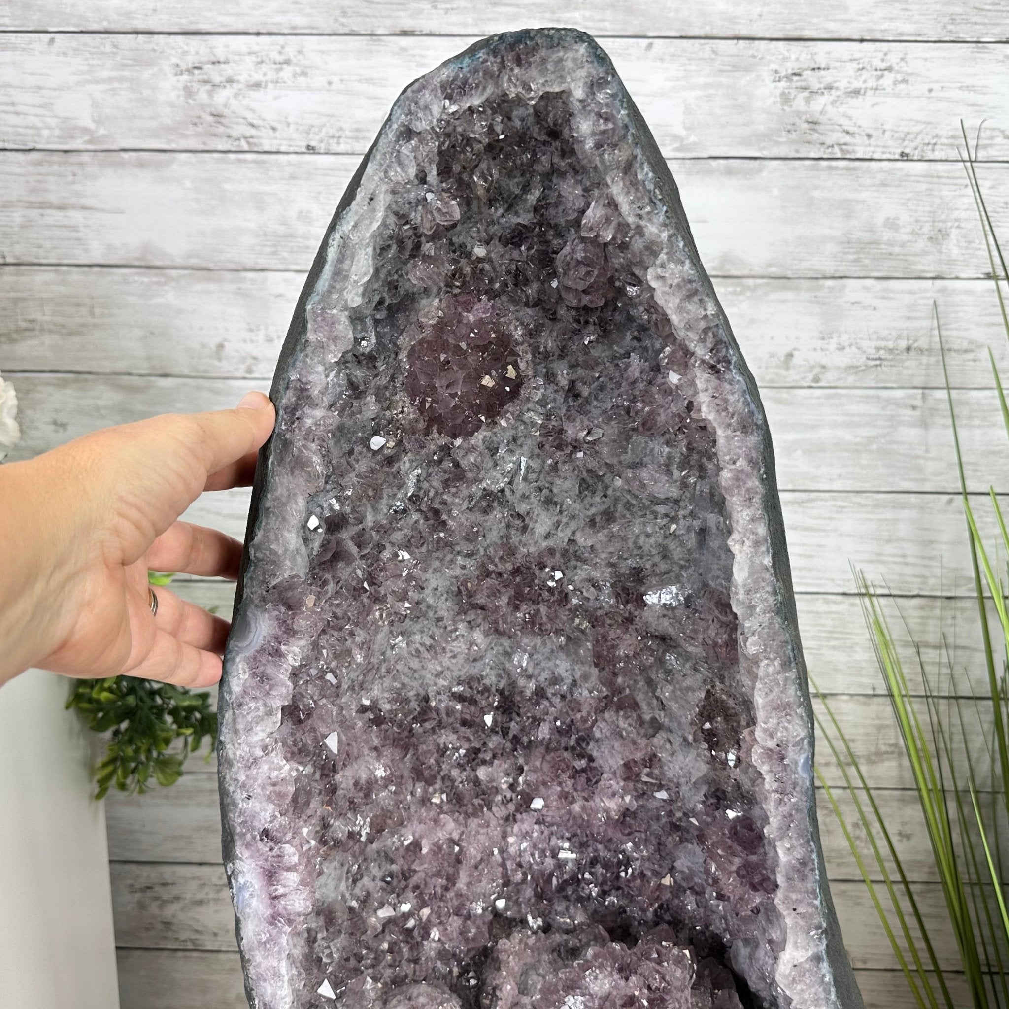 Standard Plus Quality Brazilian Amethyst Cathedral, 95.9 lbs & 25.2” tall Model #5601-0743 by Brazil Gems - Brazil GemsBrazil GemsStandard Plus Quality Brazilian Amethyst Cathedral, 95.9 lbs & 25.2” tall Model #5601-0743 by Brazil GemsCathedrals5601-0743