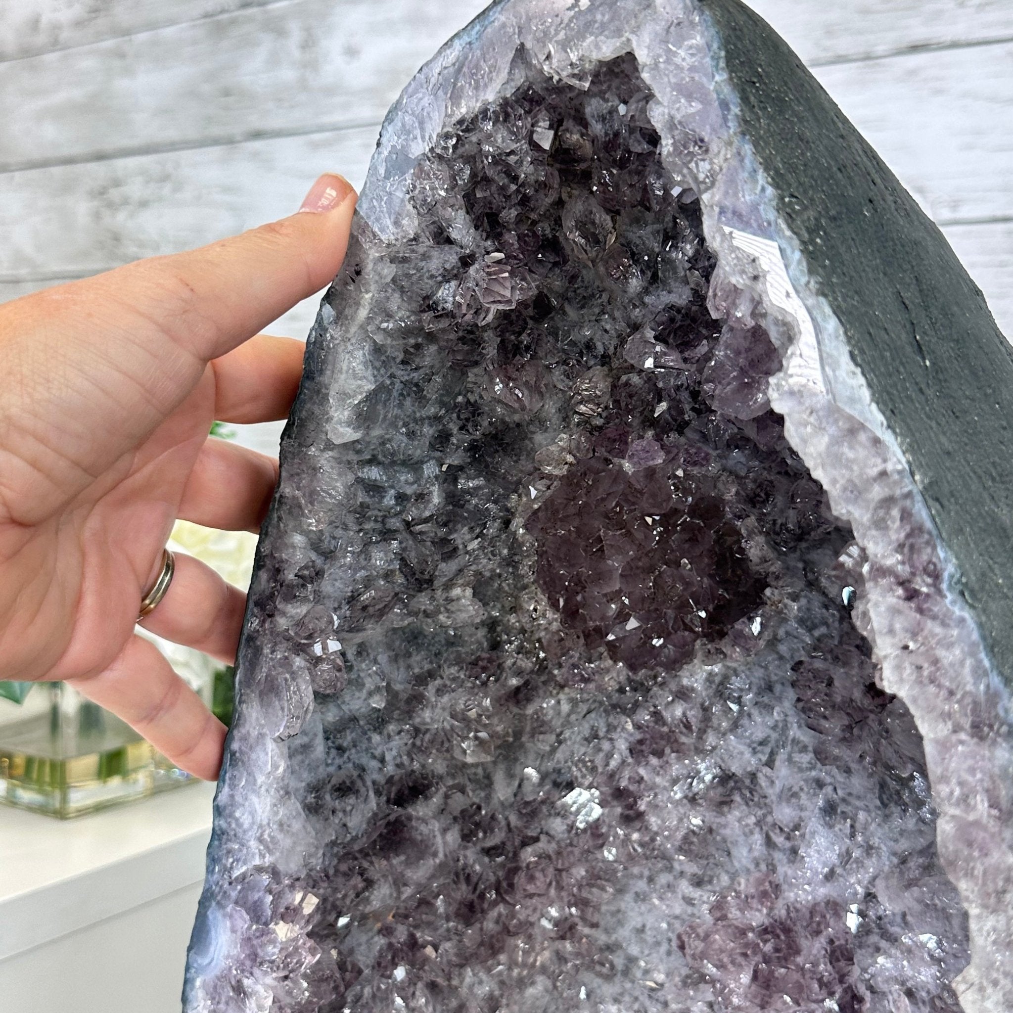 Standard Plus Quality Brazilian Amethyst Cathedral, 95.9 lbs & 25.2” tall Model #5601-0743 by Brazil Gems - Brazil GemsBrazil GemsStandard Plus Quality Brazilian Amethyst Cathedral, 95.9 lbs & 25.2” tall Model #5601-0743 by Brazil GemsCathedrals5601-0743