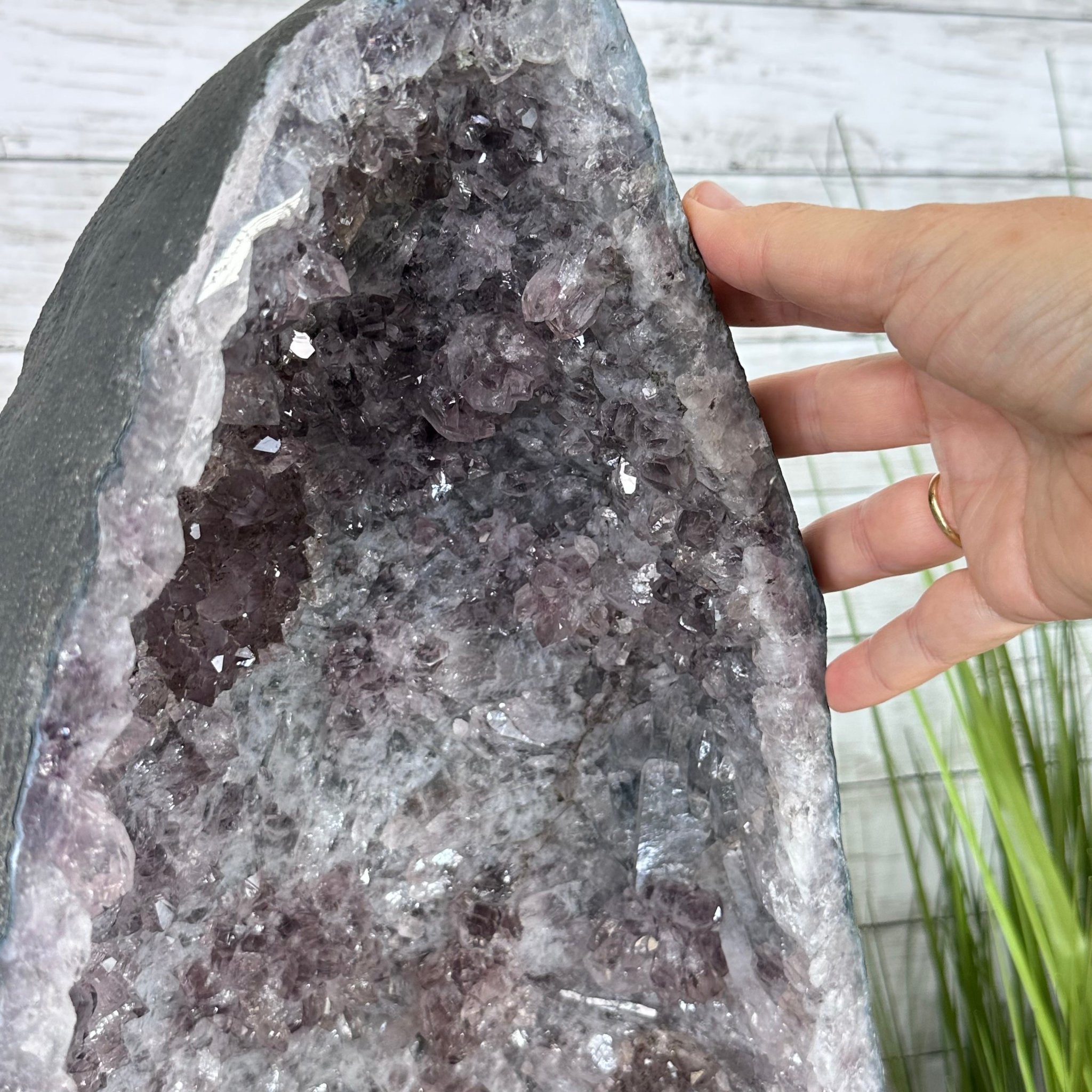 Standard Plus Quality Brazilian Amethyst Cathedral, 95.9 lbs & 25.2” tall Model #5601-0743 by Brazil Gems - Brazil GemsBrazil GemsStandard Plus Quality Brazilian Amethyst Cathedral, 95.9 lbs & 25.2” tall Model #5601-0743 by Brazil GemsCathedrals5601-0743