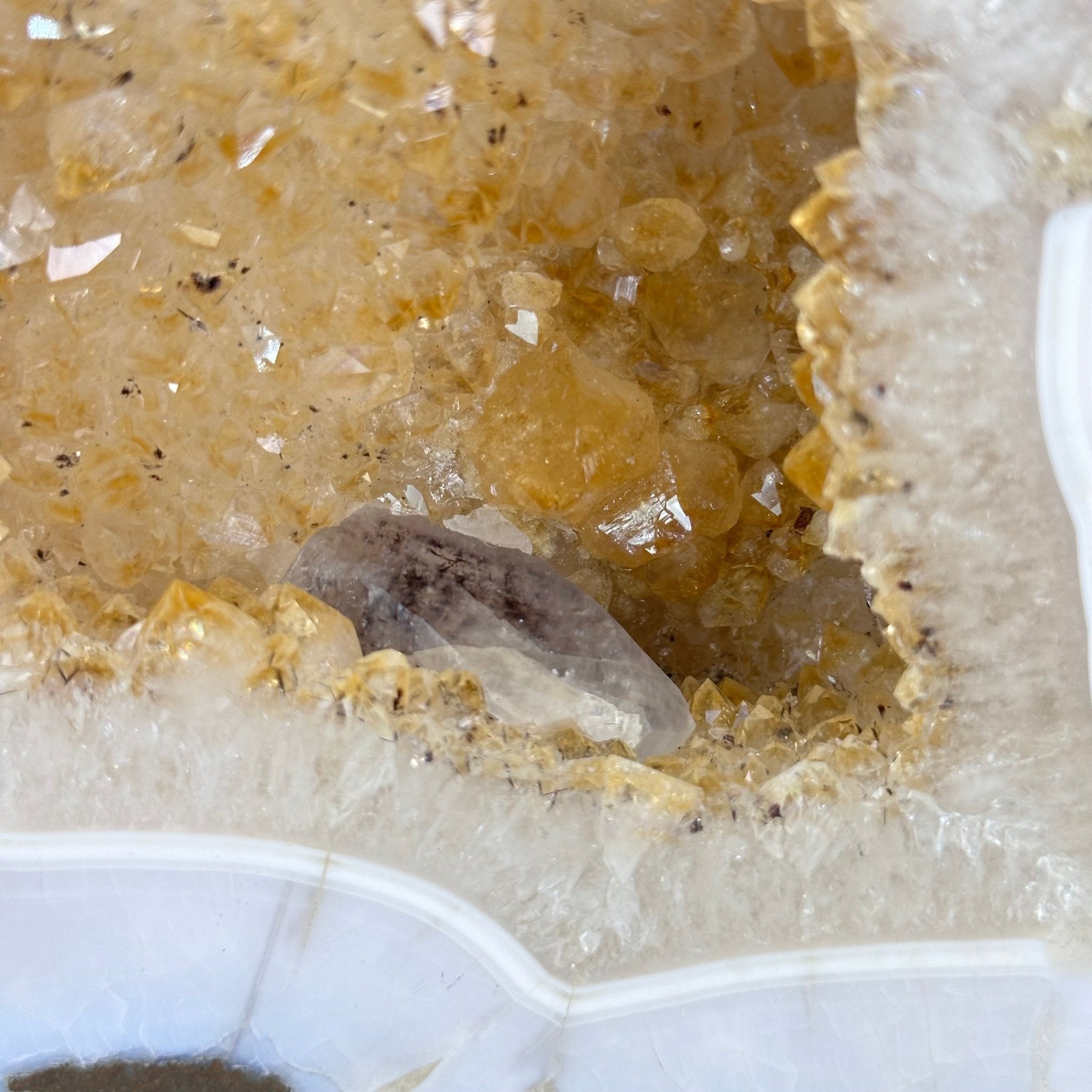 Standard Plus Quality Citrine Cathedral, 13.9 lbs & 7.9" Tall 5603 - 0354 - Brazil GemsBrazil GemsStandard Plus Quality Citrine Cathedral, 13.9 lbs & 7.9" Tall 5603 - 0354Cathedrals5603 - 0354