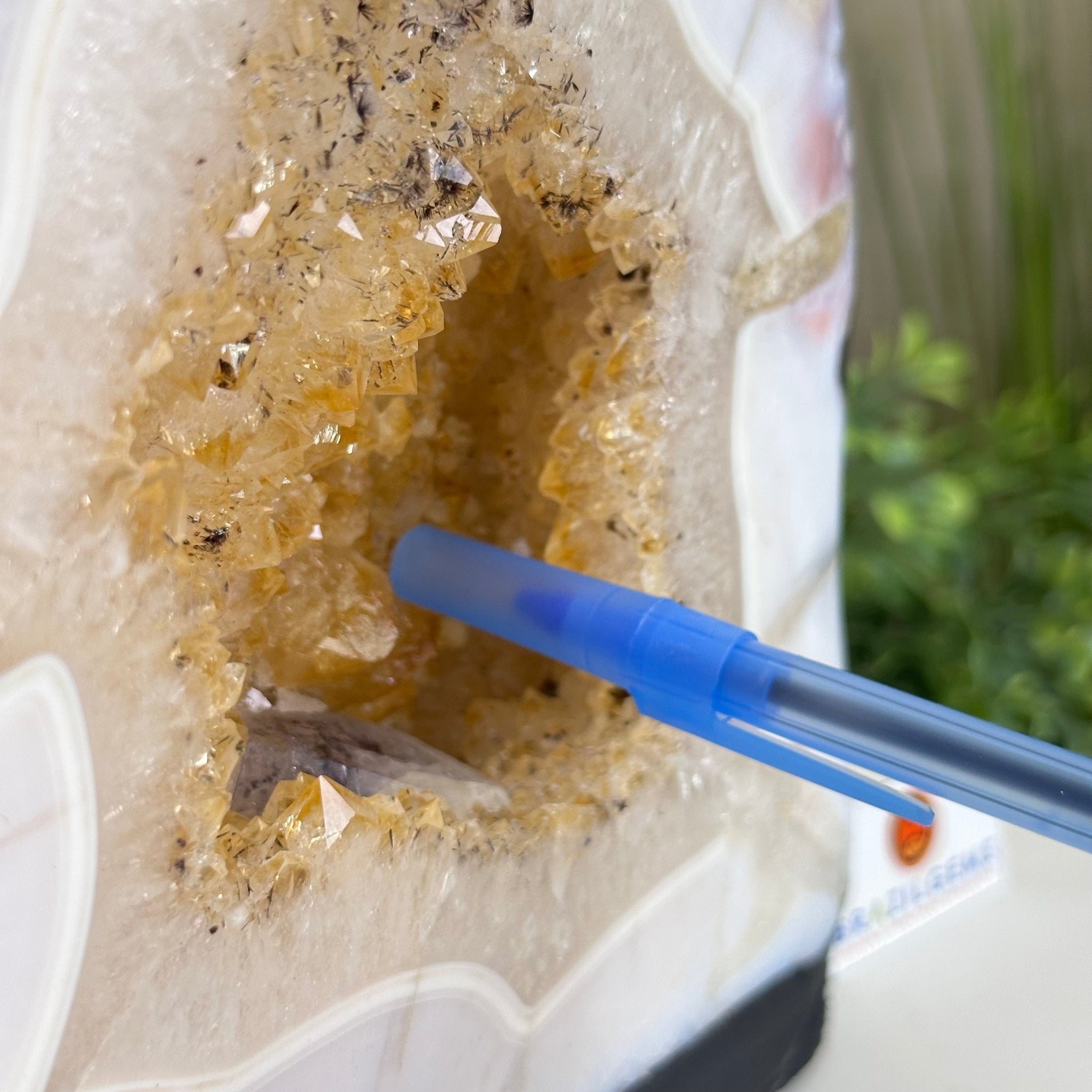 Standard Plus Quality Citrine Cathedral, 13.9 lbs & 7.9" Tall 5603 - 0354 - Brazil GemsBrazil GemsStandard Plus Quality Citrine Cathedral, 13.9 lbs & 7.9" Tall 5603 - 0354Cathedrals5603 - 0354