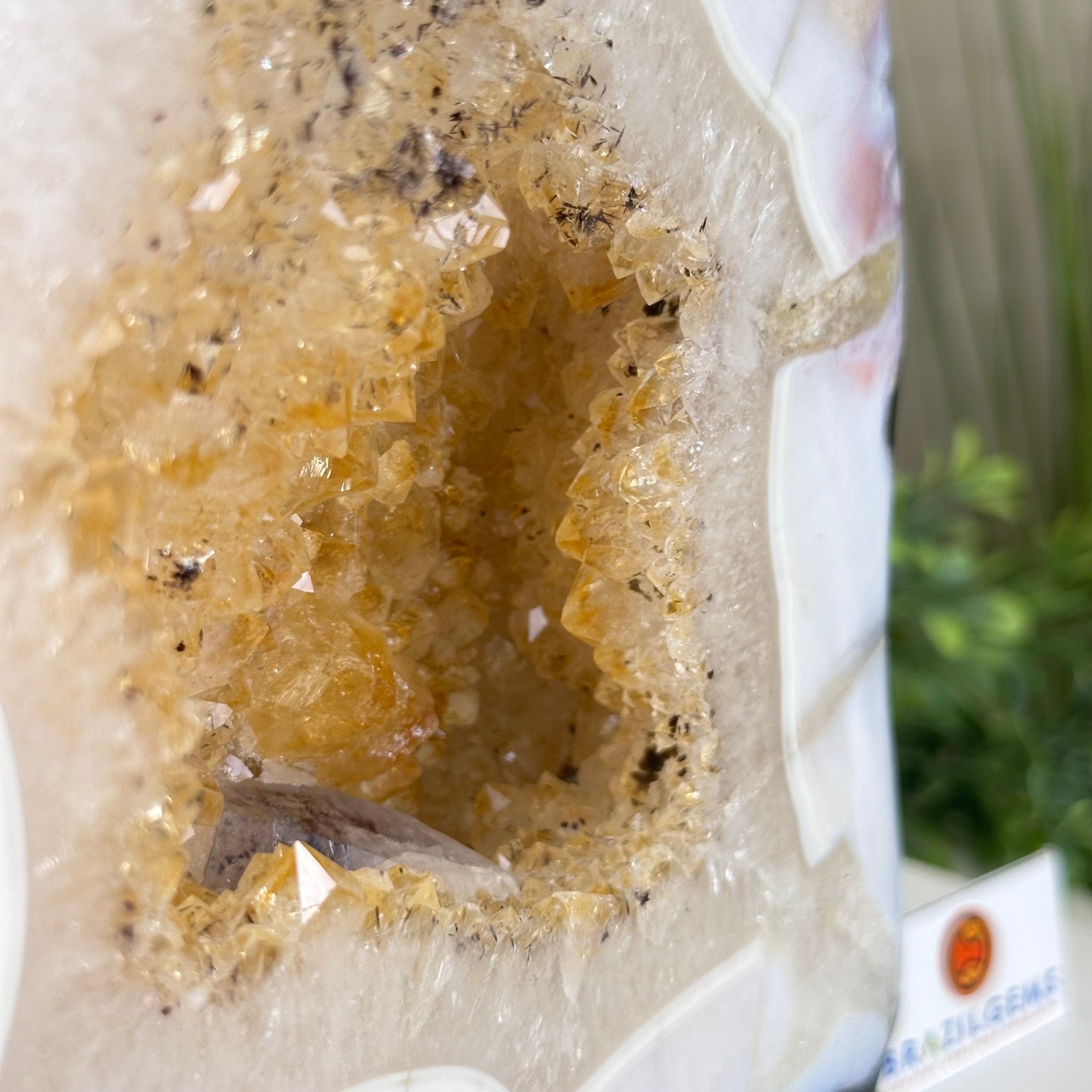 Standard Plus Quality Citrine Cathedral, 13.9 lbs & 7.9" Tall 5603 - 0354 - Brazil GemsBrazil GemsStandard Plus Quality Citrine Cathedral, 13.9 lbs & 7.9" Tall 5603 - 0354Cathedrals5603 - 0354