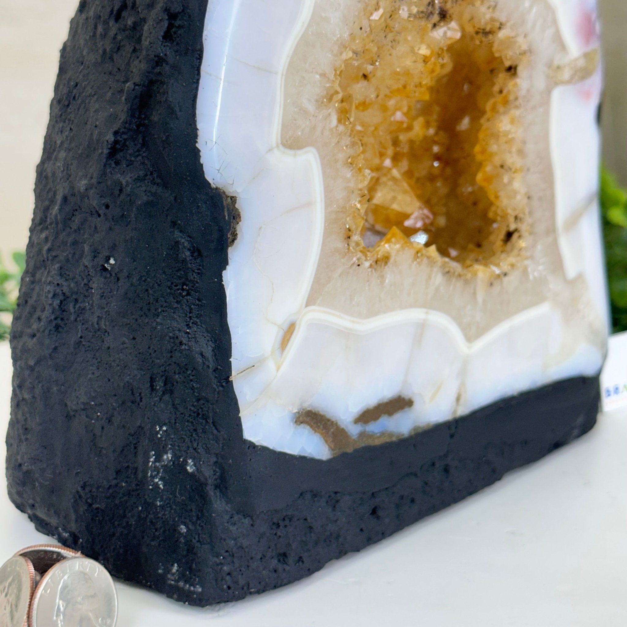 Standard Plus Quality Citrine Cathedral, 13.9 lbs & 7.9" Tall 5603 - 0354 - Brazil GemsBrazil GemsStandard Plus Quality Citrine Cathedral, 13.9 lbs & 7.9" Tall 5603 - 0354Cathedrals5603 - 0354