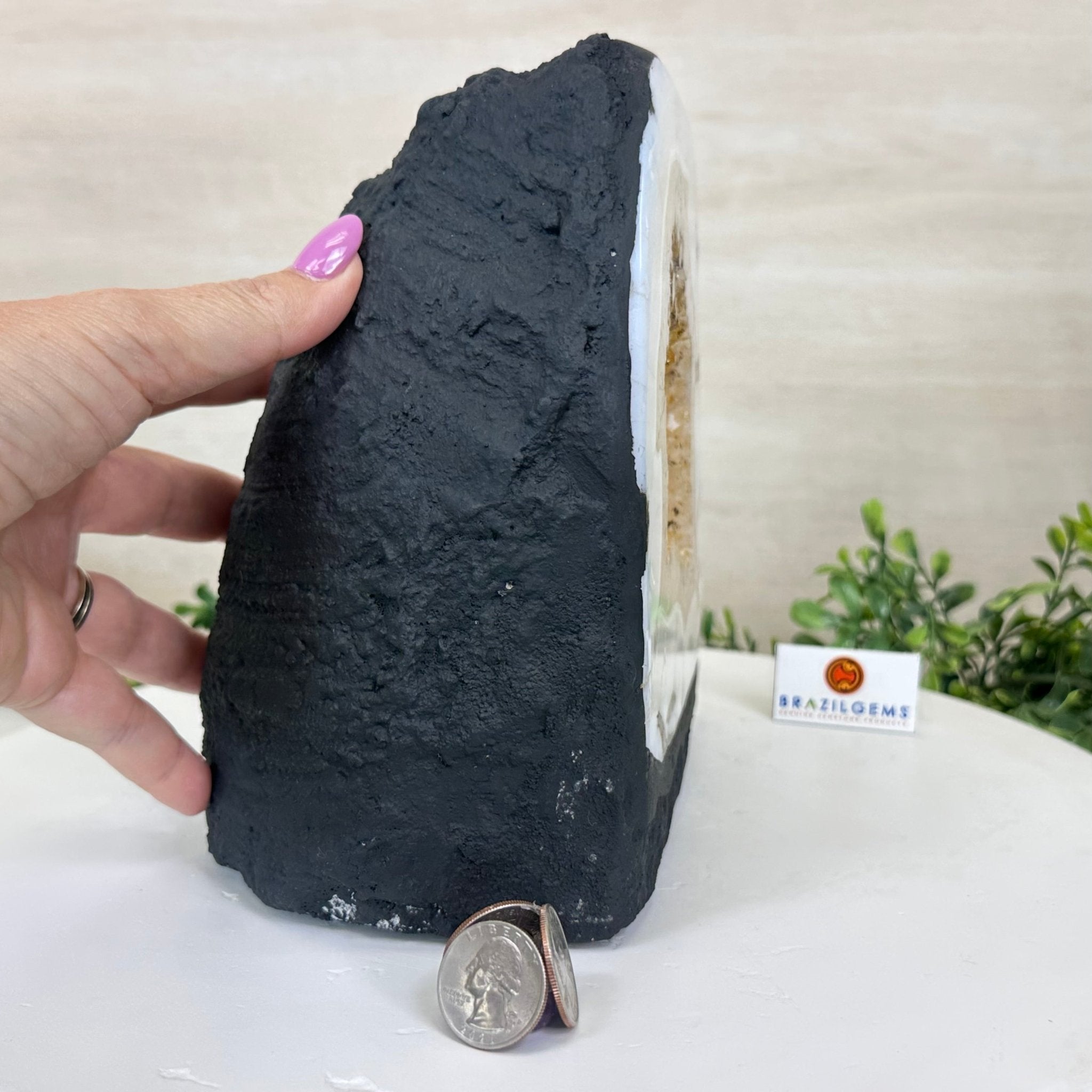 Standard Plus Quality Citrine Cathedral, 13.9 lbs & 7.9" Tall 5603 - 0354 - Brazil GemsBrazil GemsStandard Plus Quality Citrine Cathedral, 13.9 lbs & 7.9" Tall 5603 - 0354Cathedrals5603 - 0354