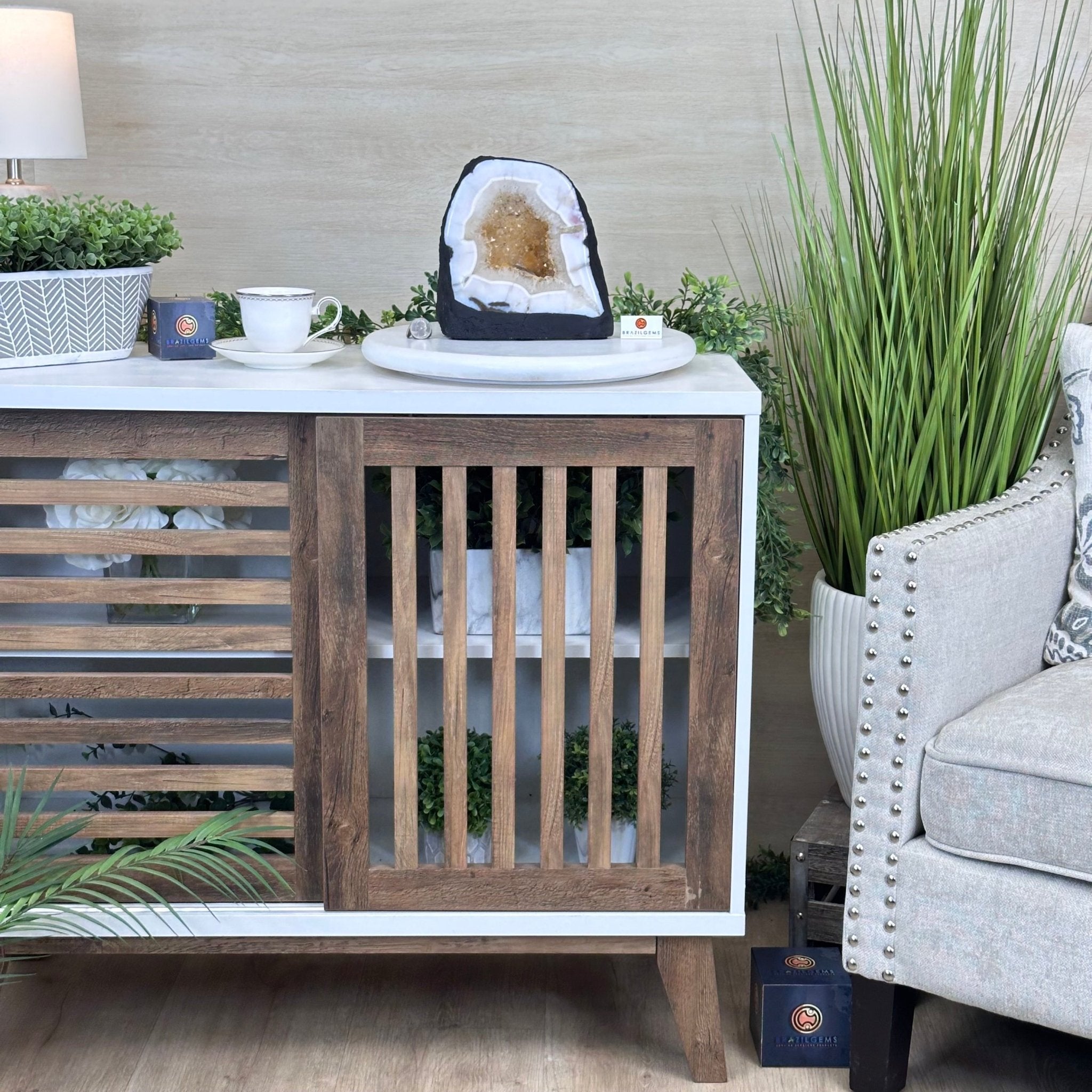 Standard Plus Quality Citrine Cathedral, 13.9 lbs & 7.9" Tall 5603 - 0354 - Brazil GemsBrazil GemsStandard Plus Quality Citrine Cathedral, 13.9 lbs & 7.9" Tall 5603 - 0354Cathedrals5603 - 0354