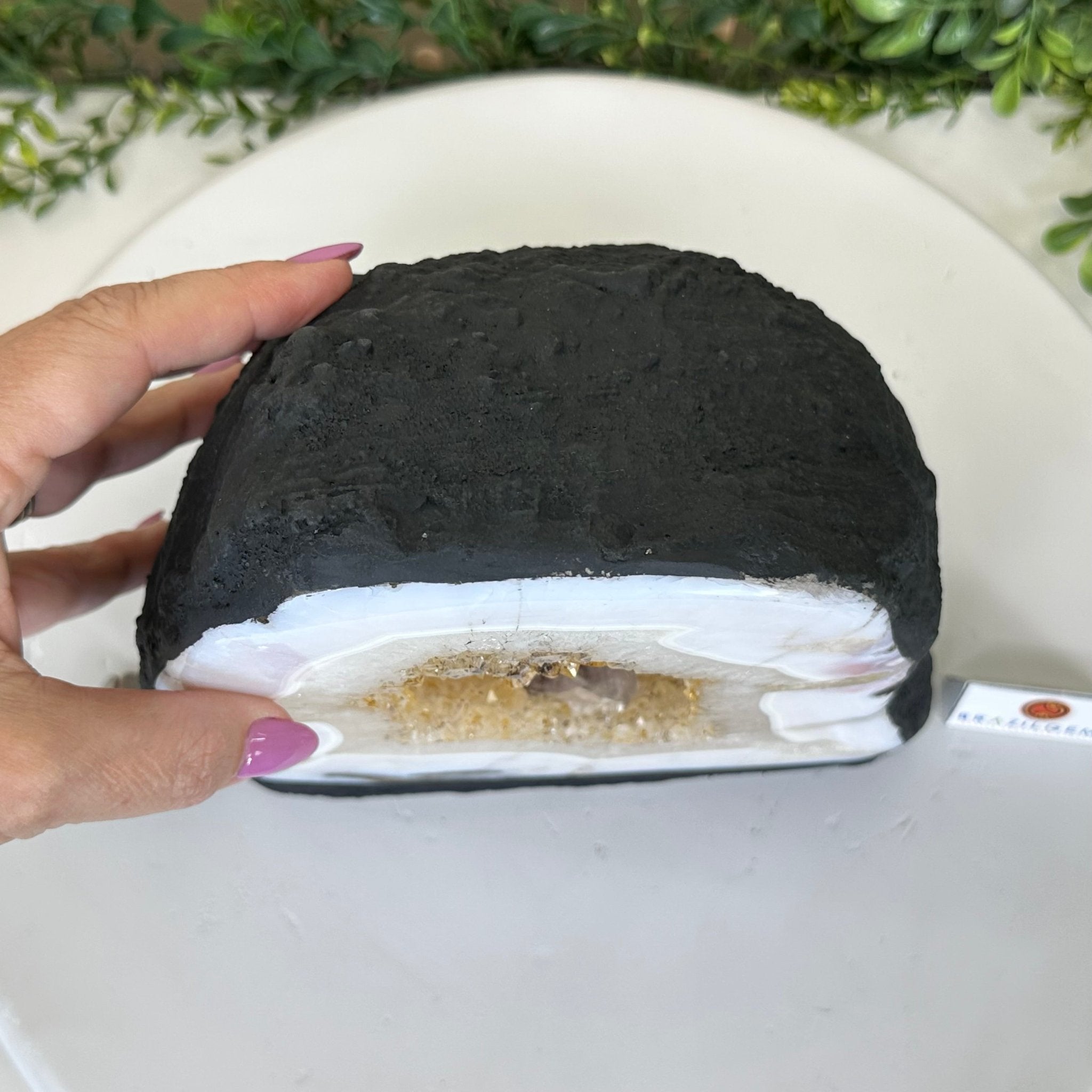 Standard Plus Quality Citrine Cathedral, 13.9 lbs & 7.9" Tall 5603 - 0354 - Brazil GemsBrazil GemsStandard Plus Quality Citrine Cathedral, 13.9 lbs & 7.9" Tall 5603 - 0354Cathedrals5603 - 0354