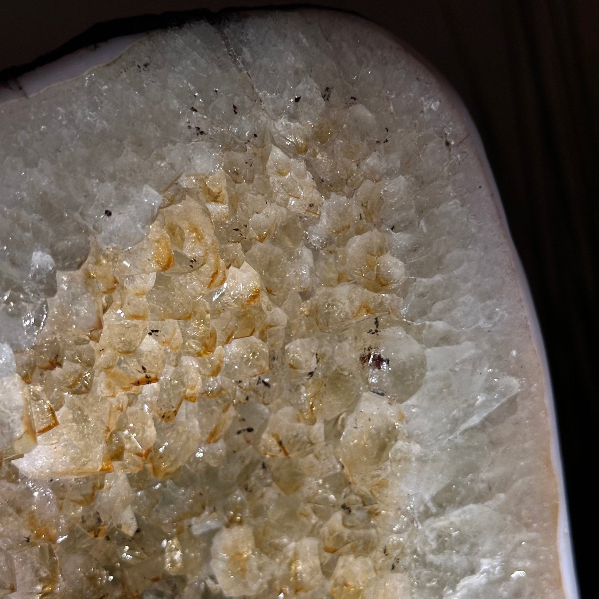 Standard Plus Quality Citrine Cathedral, 26.9 lbs & 10.6" Tall 5603 - 0357 - Brazil GemsBrazil GemsStandard Plus Quality Citrine Cathedral, 26.9 lbs & 10.6" Tall 5603 - 0357Cathedrals5603 - 0357