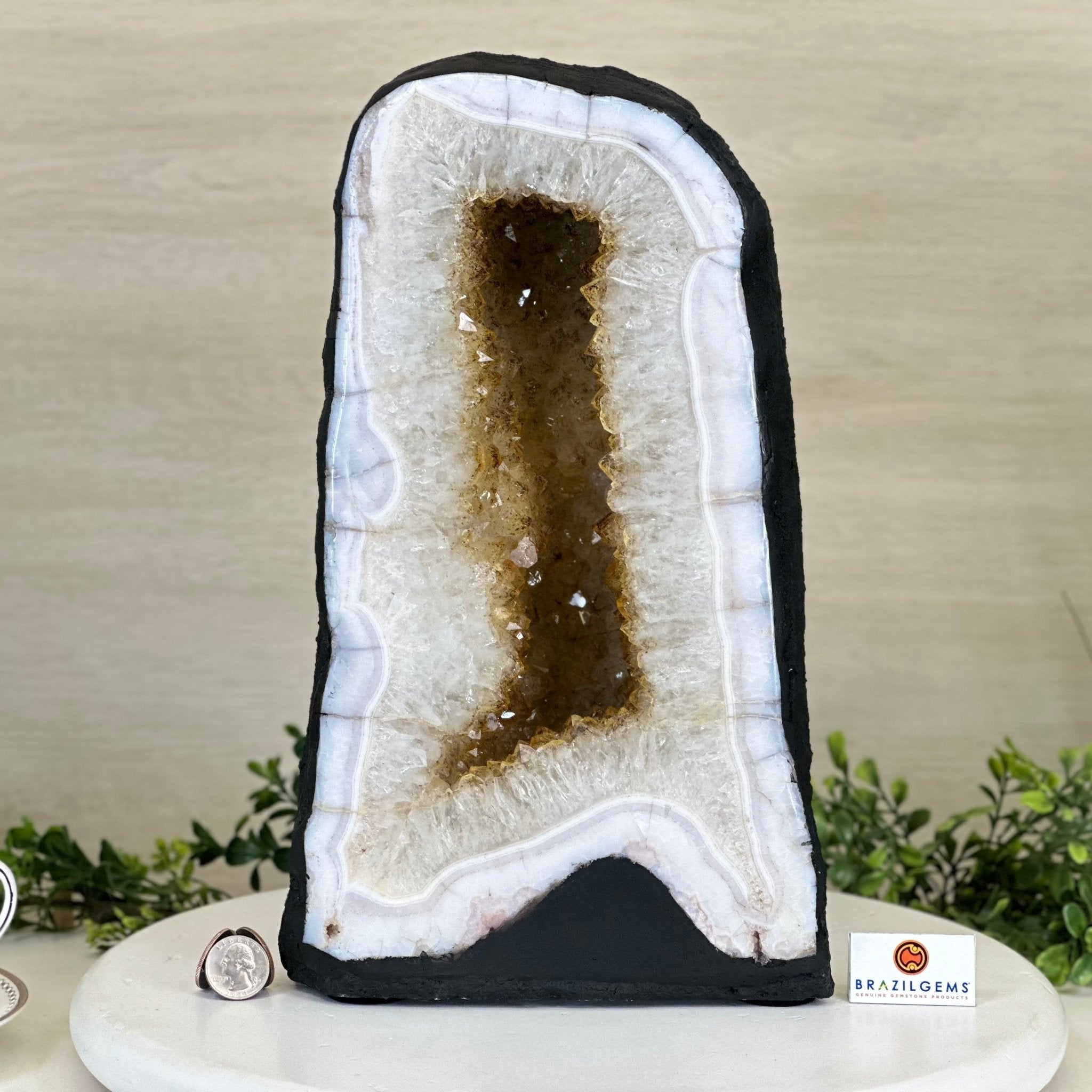 Standard Plus Quality Citrine Cathedral, 31.9 lbs & 13.9" Tall 5603 - 0359 - Brazil GemsBrazil GemsStandard Plus Quality Citrine Cathedral, 31.9 lbs & 13.9" Tall 5603 - 0359Cathedrals5603 - 0359