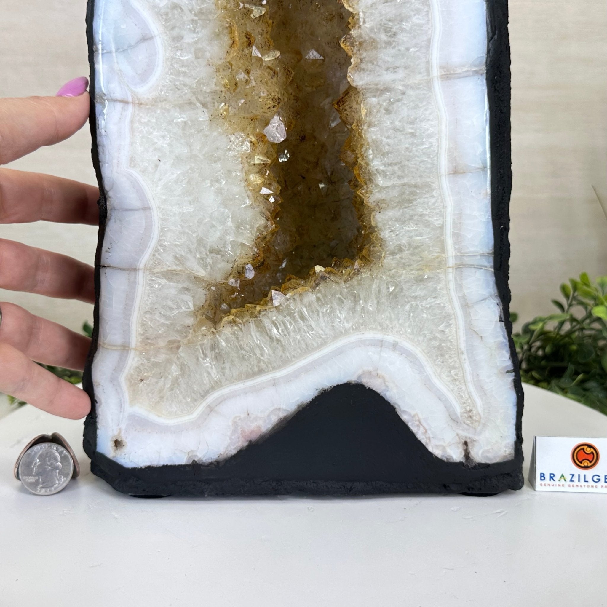 Standard Plus Quality Citrine Cathedral, 31.9 lbs & 13.9" Tall 5603 - 0359 - Brazil GemsBrazil GemsStandard Plus Quality Citrine Cathedral, 31.9 lbs & 13.9" Tall 5603 - 0359Cathedrals5603 - 0359