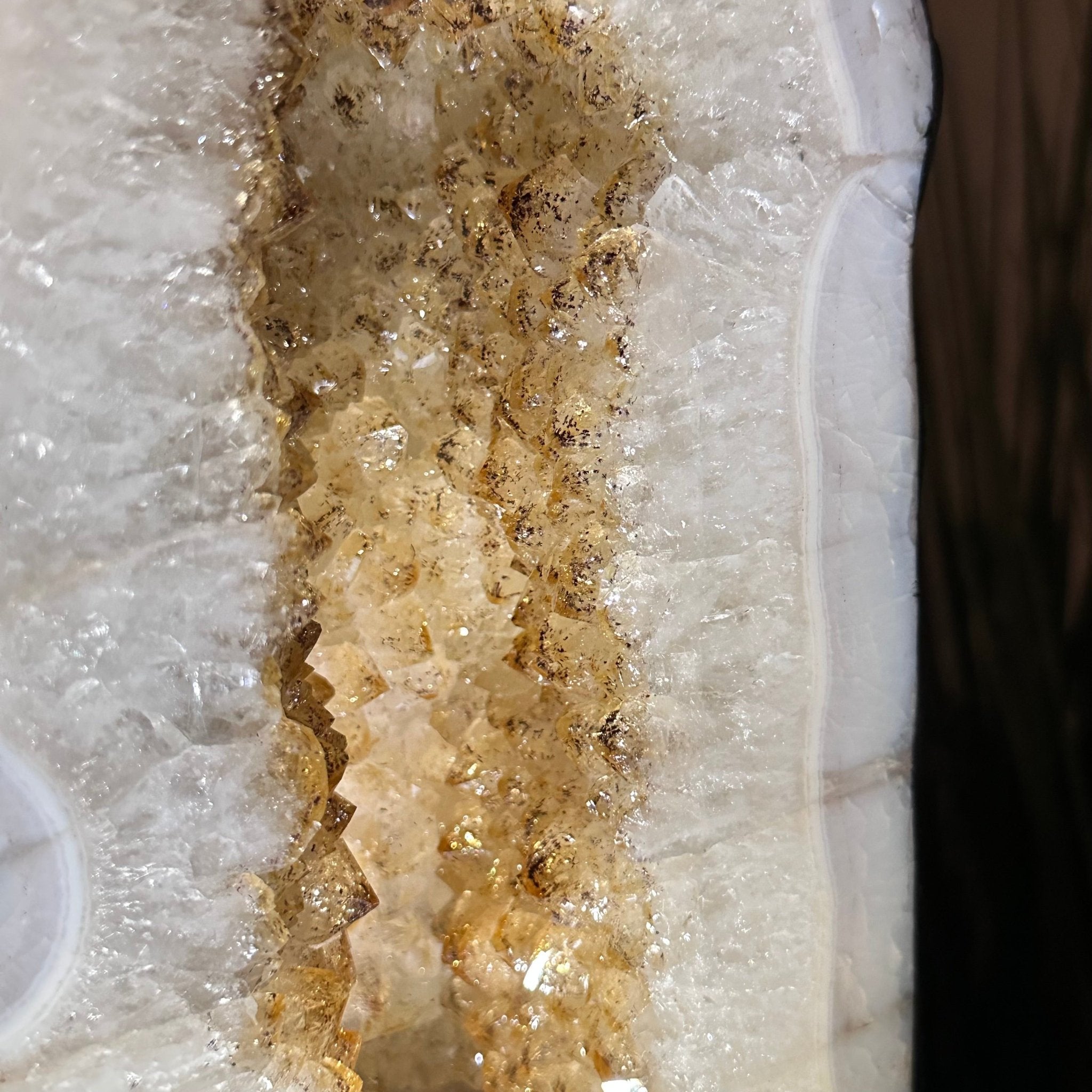 Standard Plus Quality Citrine Cathedral, 31.9 lbs & 13.9" Tall 5603 - 0359 - Brazil GemsBrazil GemsStandard Plus Quality Citrine Cathedral, 31.9 lbs & 13.9" Tall 5603 - 0359Cathedrals5603 - 0359