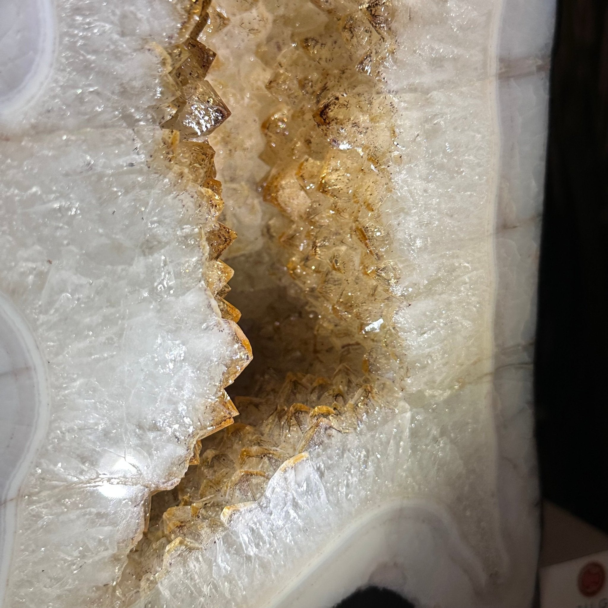 Standard Plus Quality Citrine Cathedral, 31.9 lbs & 13.9" Tall 5603 - 0359 - Brazil GemsBrazil GemsStandard Plus Quality Citrine Cathedral, 31.9 lbs & 13.9" Tall 5603 - 0359Cathedrals5603 - 0359