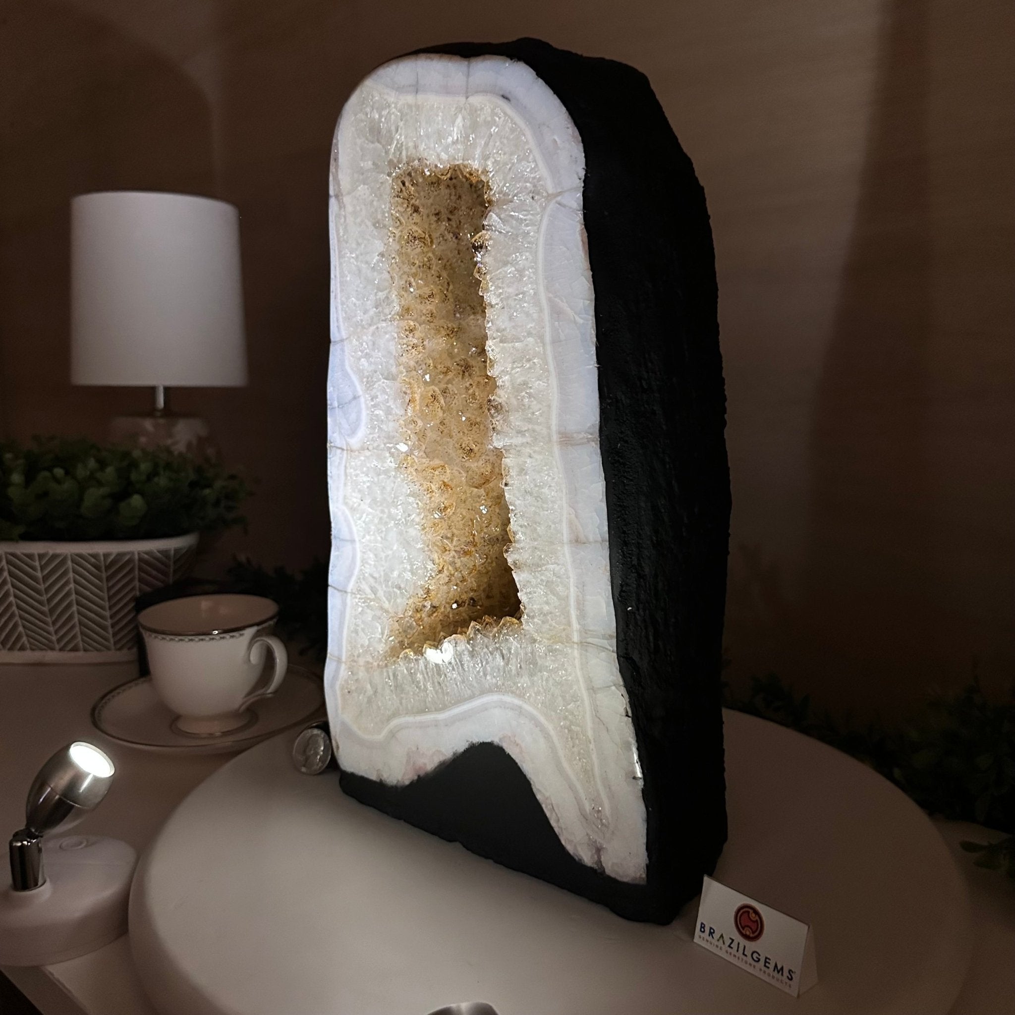 Standard Plus Quality Citrine Cathedral, 31.9 lbs & 13.9" Tall 5603 - 0359 - Brazil GemsBrazil GemsStandard Plus Quality Citrine Cathedral, 31.9 lbs & 13.9" Tall 5603 - 0359Cathedrals5603 - 0359