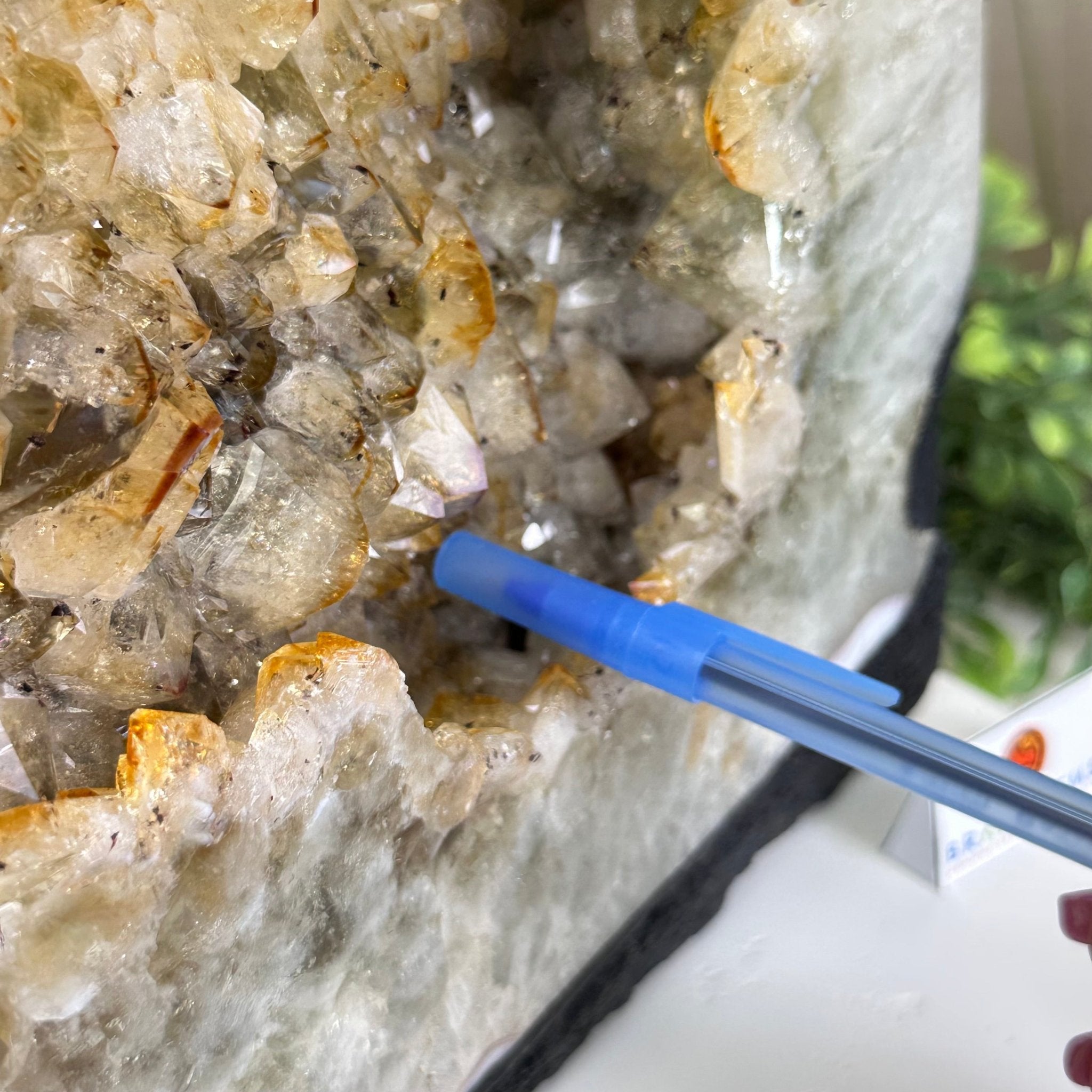 Standard Plus Quality Citrine Cathedral, 43 lbs & 12.2" Tall 5603 - 0360 - Brazil GemsBrazil GemsStandard Plus Quality Citrine Cathedral, 43 lbs & 12.2" Tall 5603 - 0360Cathedrals5603 - 0360