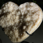 Standard Plus Quality Citrine Heart Geode, metal stand, 1 lbs & 5" Tall Model #5465-0015 by Brazil Gems - Brazil GemsBrazil GemsStandard Plus Quality Citrine Heart Geode, metal stand, 1 lbs & 5" Tall Model #5465-0015 by Brazil GemsHearts5465-0015