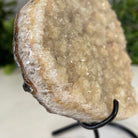 Standard Plus Quality Citrine Heart Geode, metal stand, 1 lbs & 5" Tall Model #5465-0015 by Brazil Gems - Brazil GemsBrazil GemsStandard Plus Quality Citrine Heart Geode, metal stand, 1 lbs & 5" Tall Model #5465-0015 by Brazil GemsHearts5465-0015